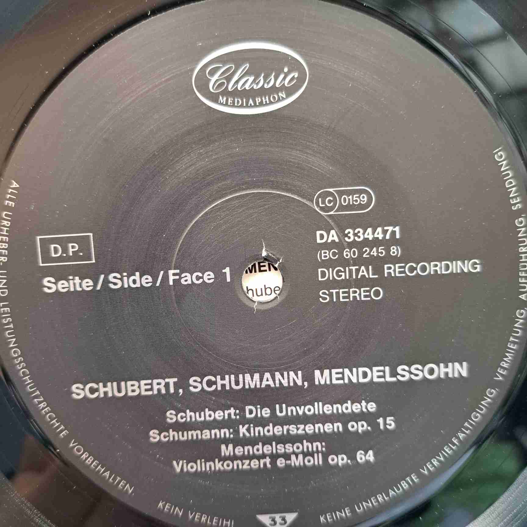Schubert, Schumann, Medelssohn - Disc VINIL LP VG VG+ - imagine 2