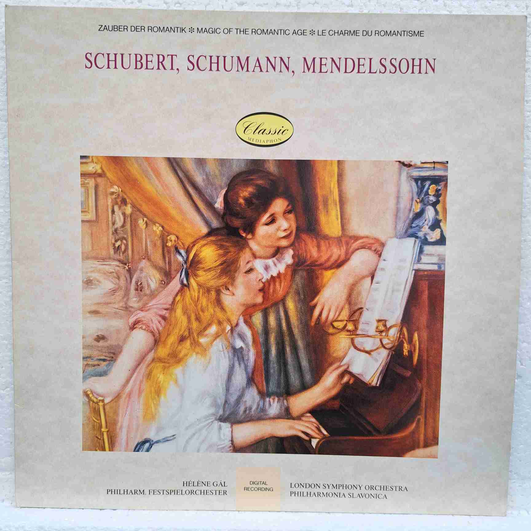 Schubert, Schumann, Medelssohn - Disc VINIL LP VG VG+