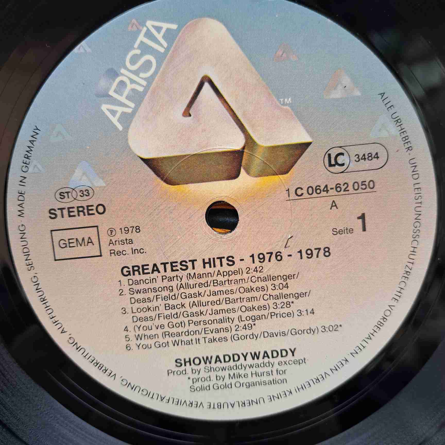 Showaddywaddy – Greatest Hits 1976 - 1978 - Disc VINIL LP VG+ - imagine 2
