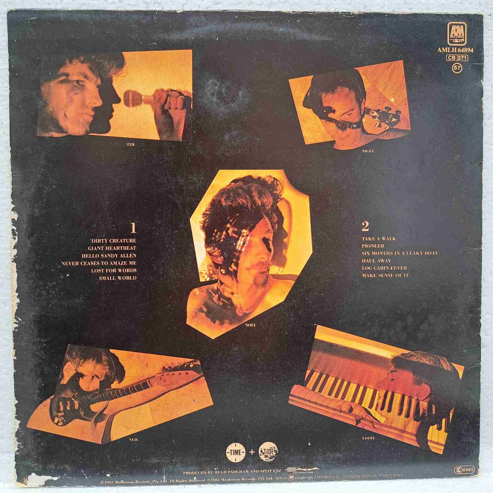 Split Enz – Time And Tide - Disc VINIL LP VG VG+ - imagine 3