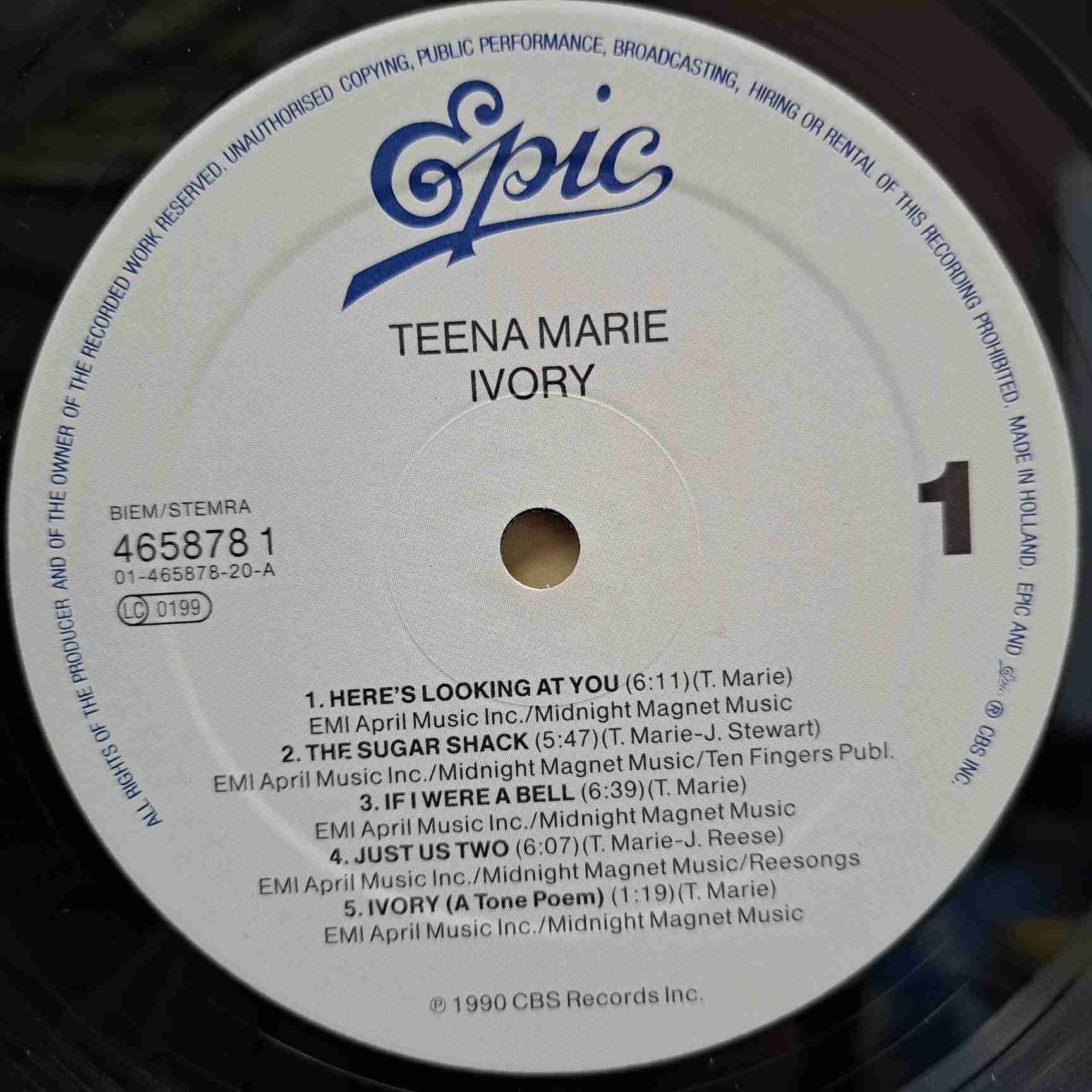 Teena Marie – Ivory - Disc VINIL LP VG+ - imagine 2