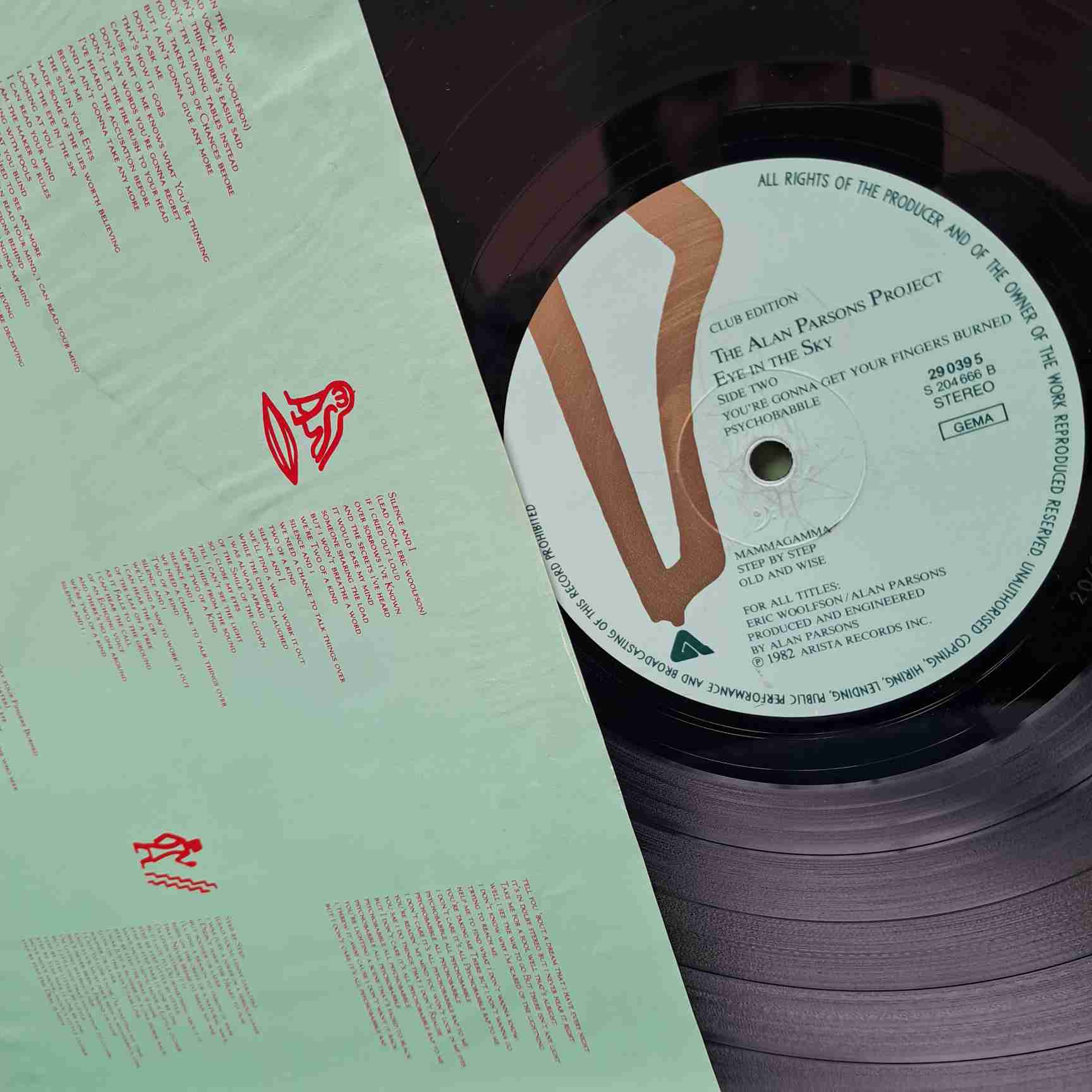 The Alan Parsons Project – Eye In The Sky - Disc VINIL LP VG - imagine 2