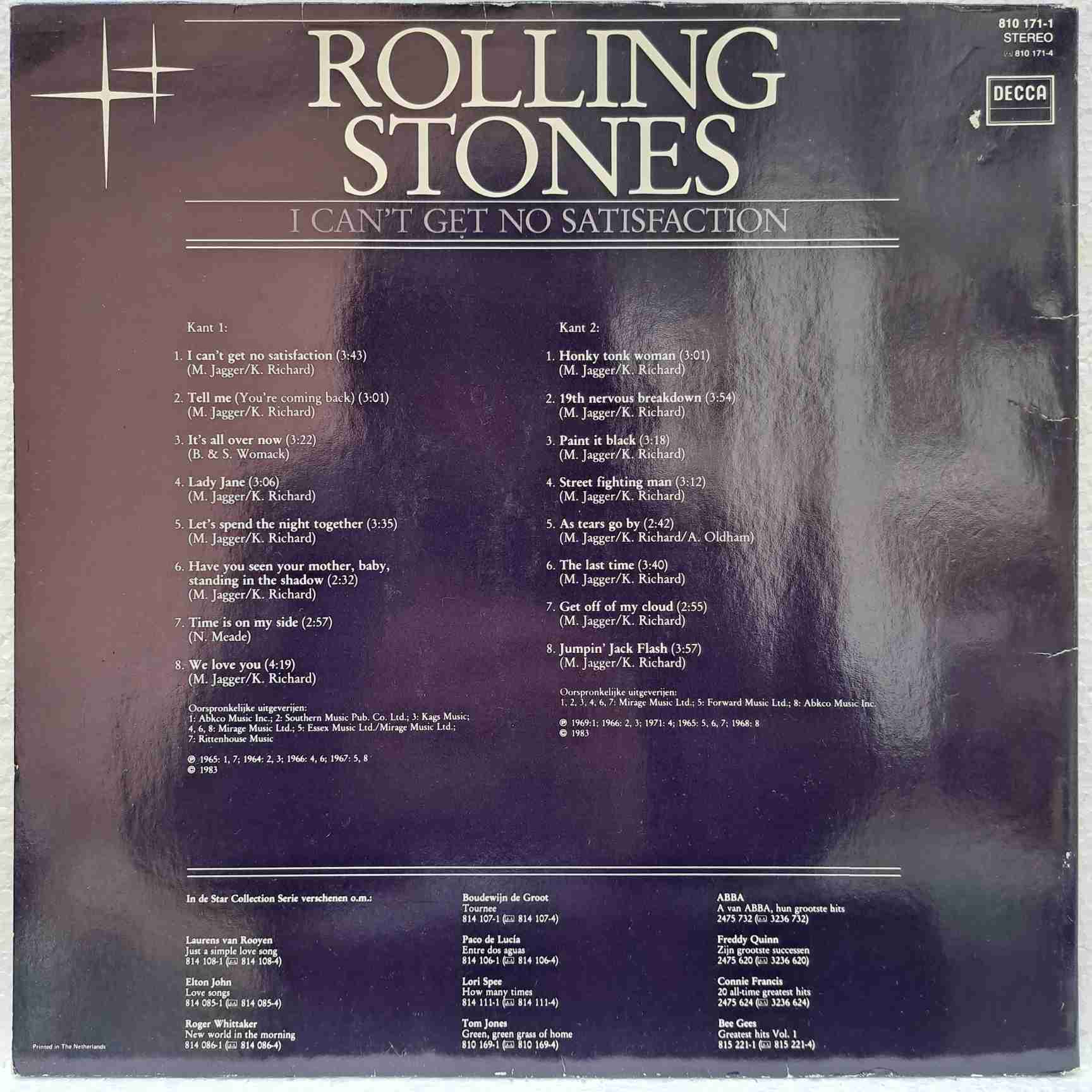 The Rolling Stones – I Can't Get No Satisfaction - Disc VINIL LP VG+ - imagine 4