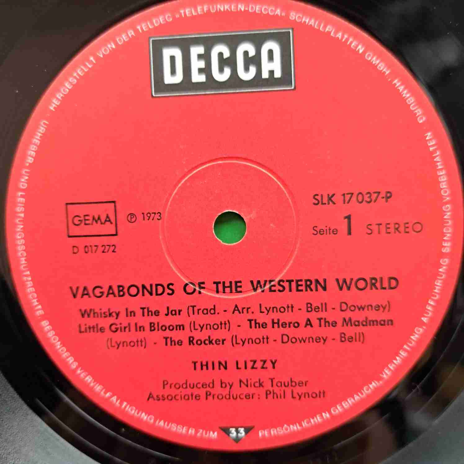 Thin Lizzy – Vagabonds Of The Western World - Disc VINIL LP VG VG+ - imagine 2