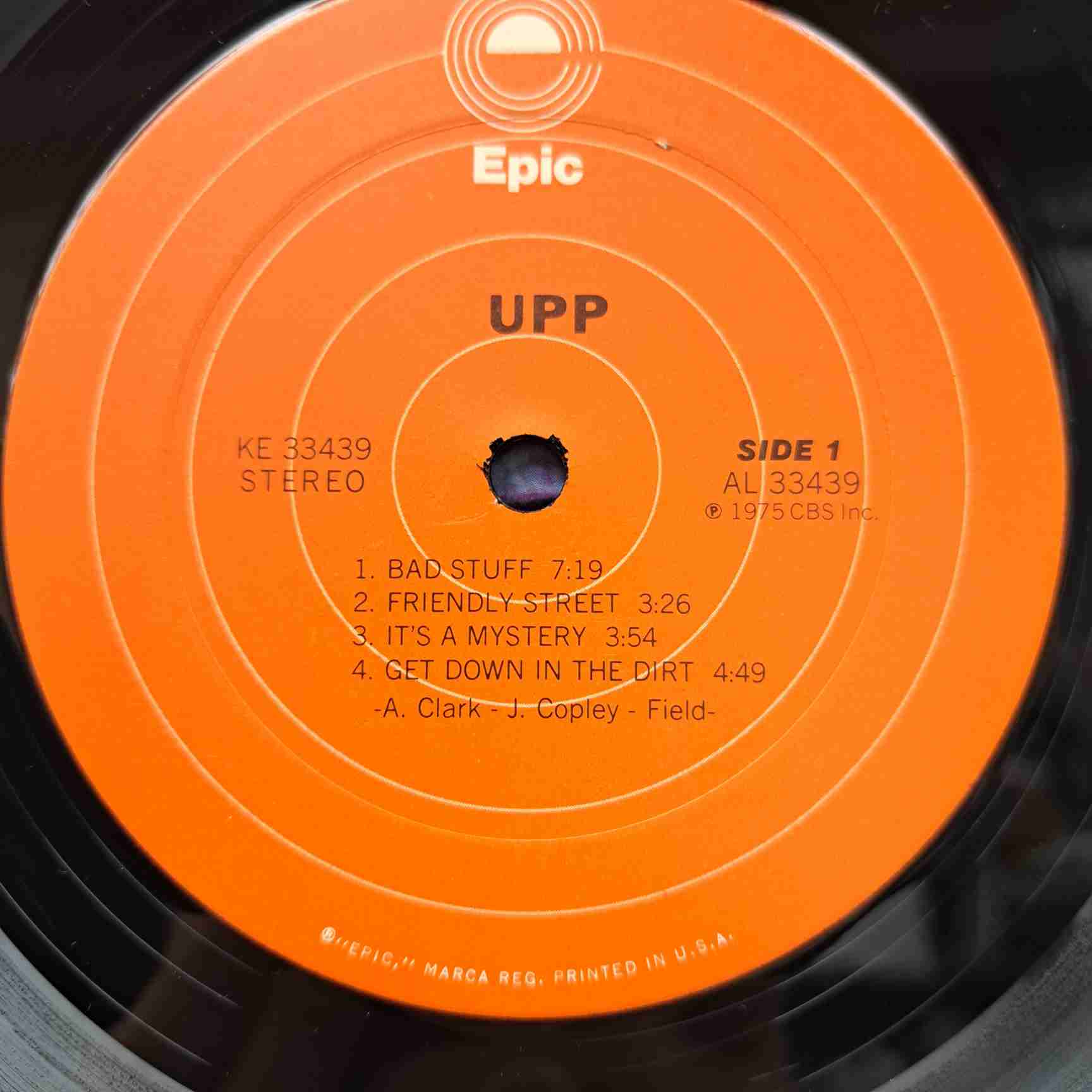 UPP – UPP - Disc VINIL LP VG+ - imagine 2