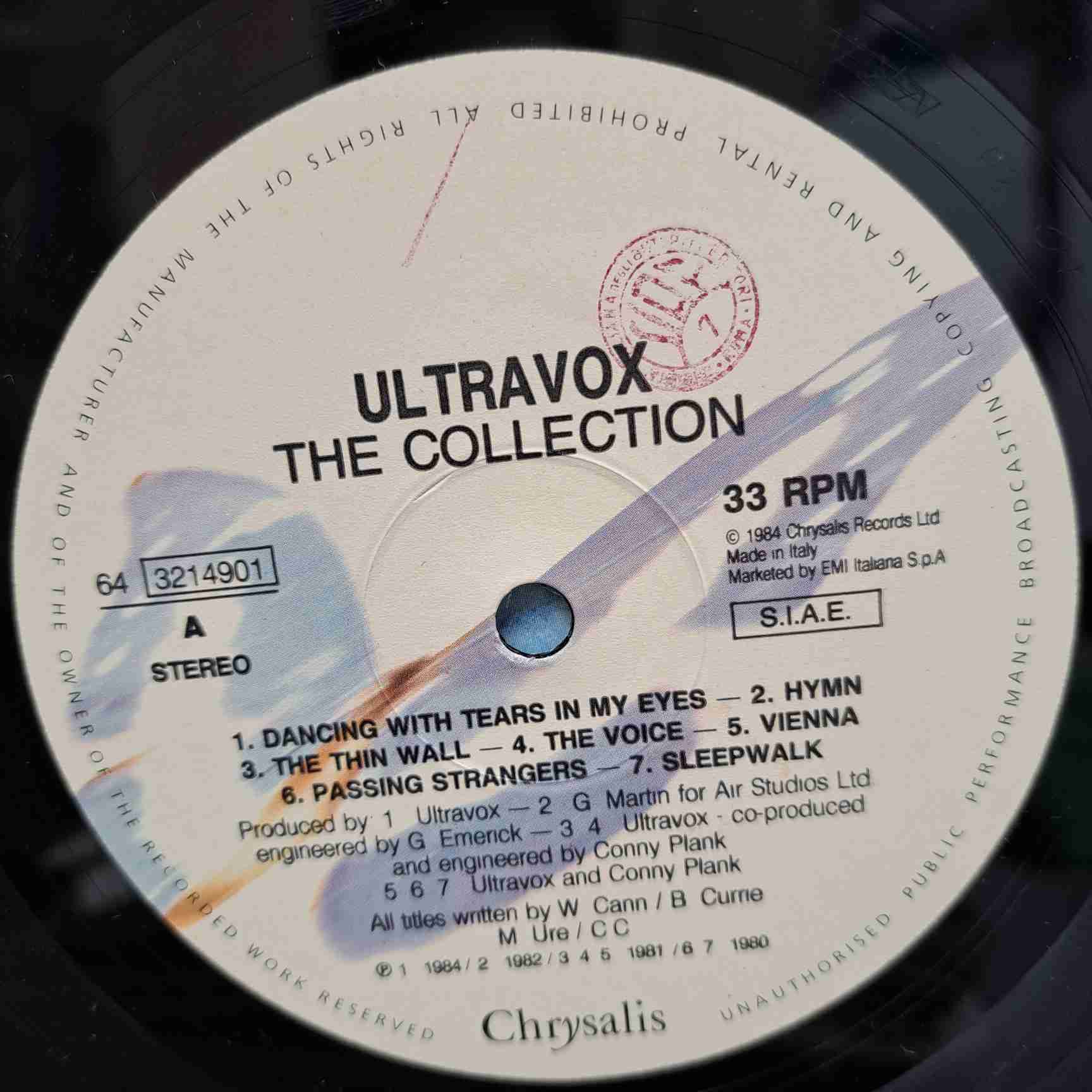 Ultravox – The Collection - Disc VINIL LP VG+ - imagine 2