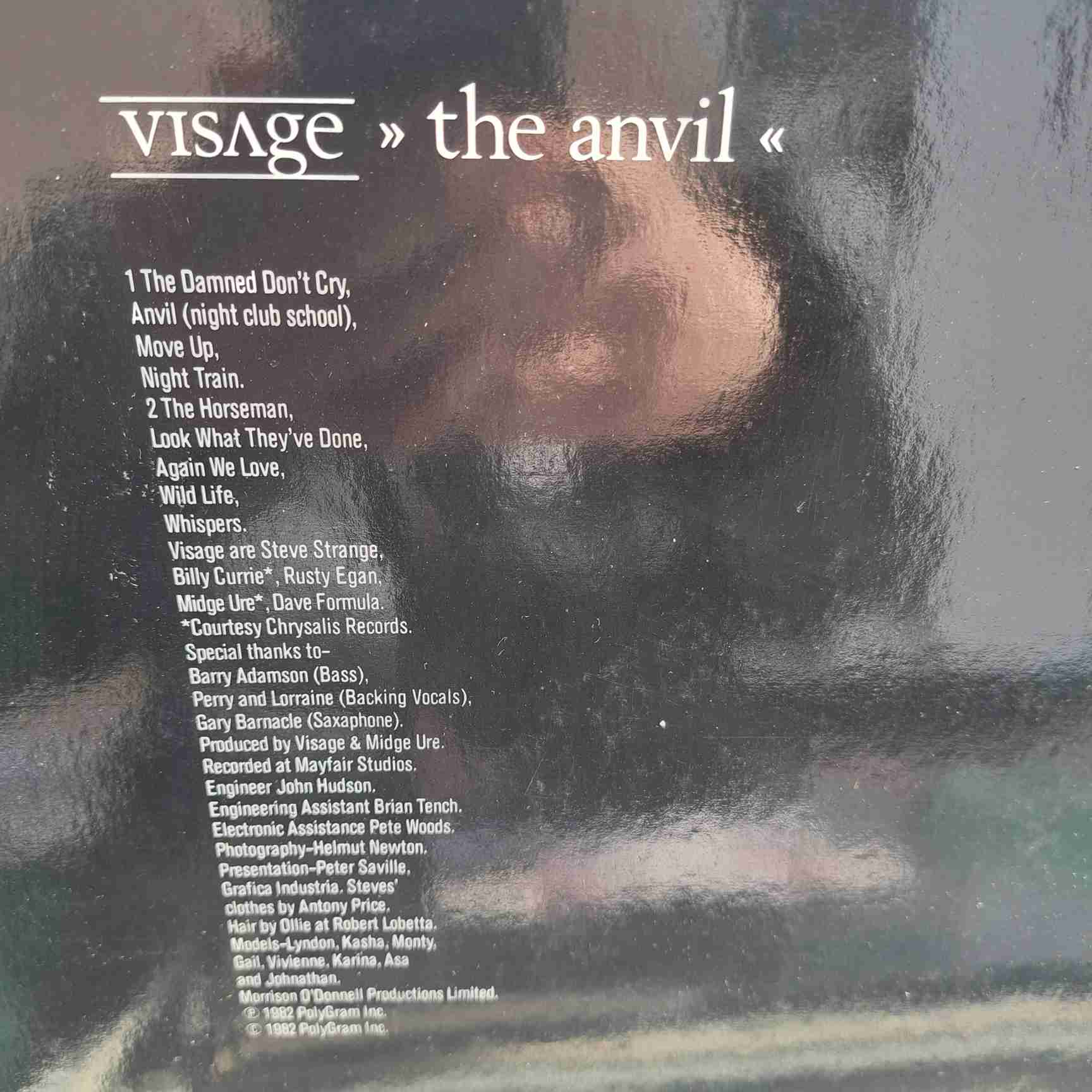 Visage – The Anvil - Disc VINIL LP VG+ - imagine 3