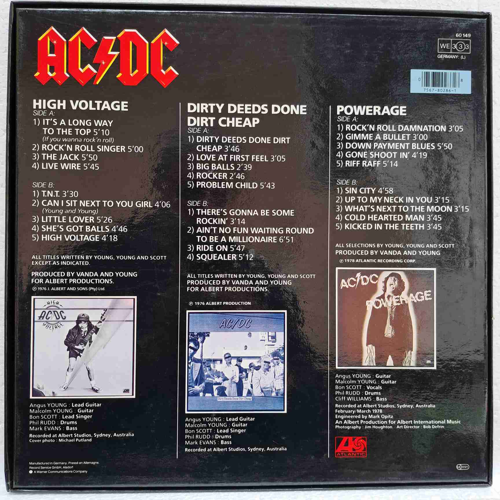 AC/DC – 3 Record Set - Disc VINIL LP EX boxset ACDC AC-DC AC DC - imagine 2