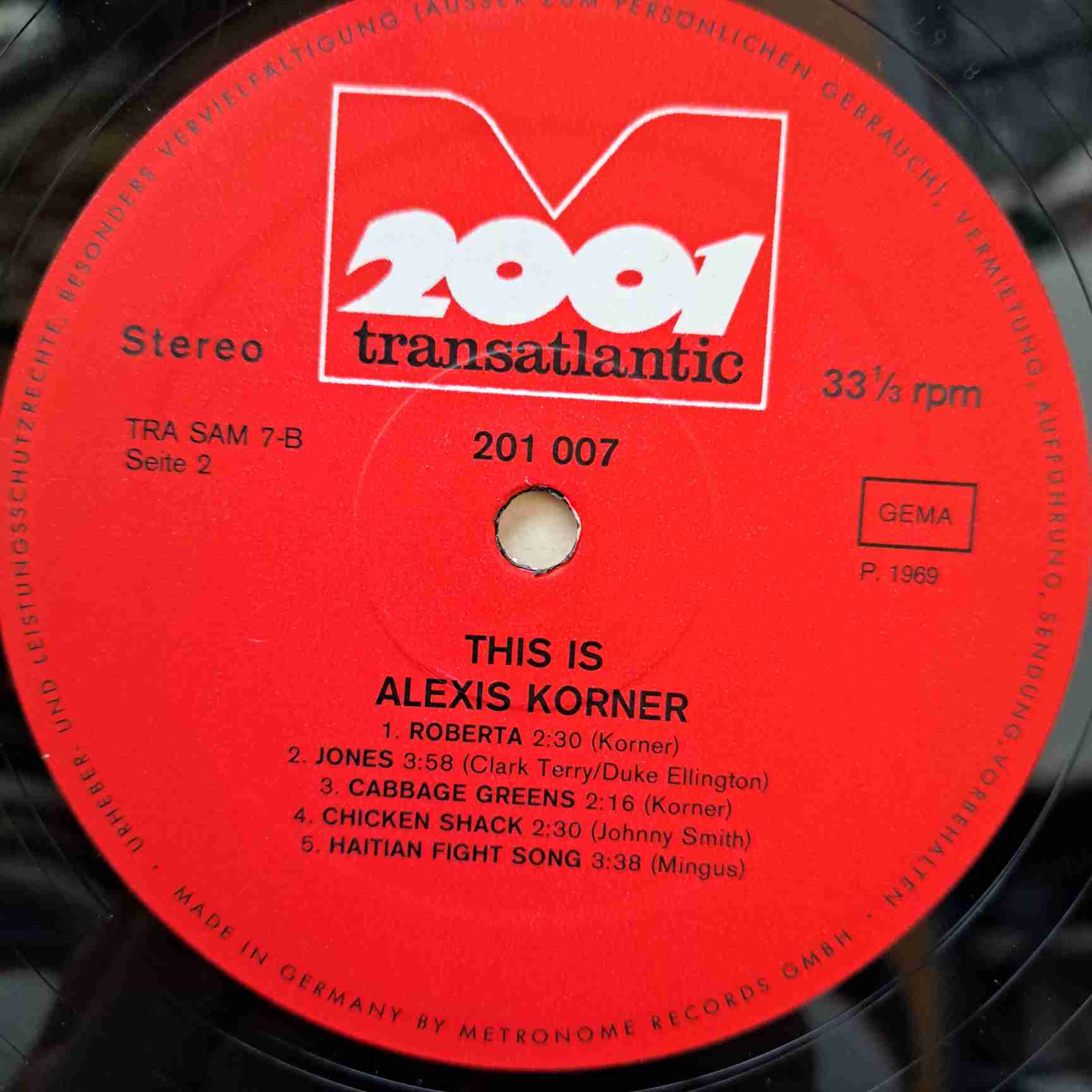 Alexis Korner – This Is Alexis Korner - Disc VINIL LP VG - imagine 2