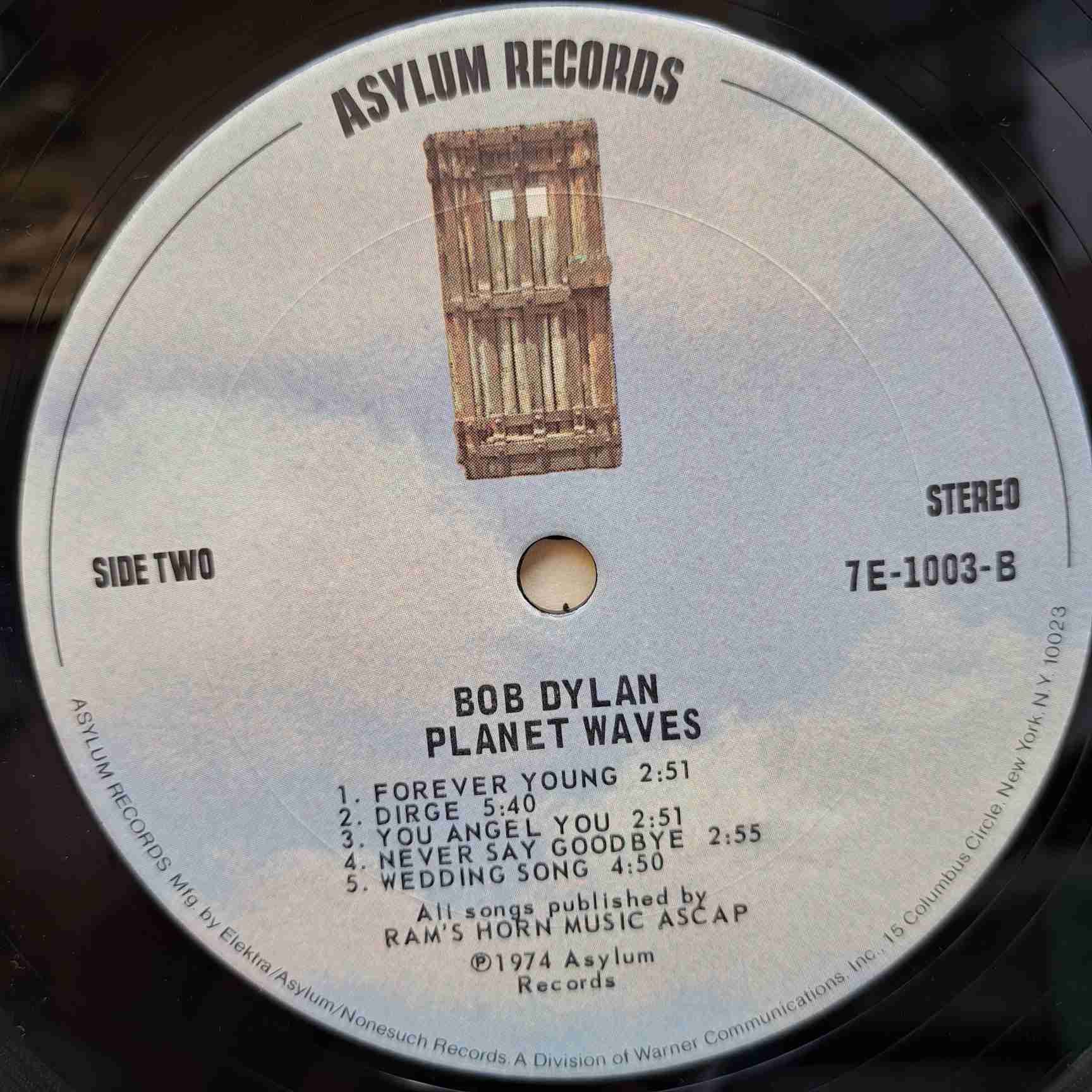 Bob Dylan – Planet Waves - Disc VINIL LP VG+ US - imagine 2