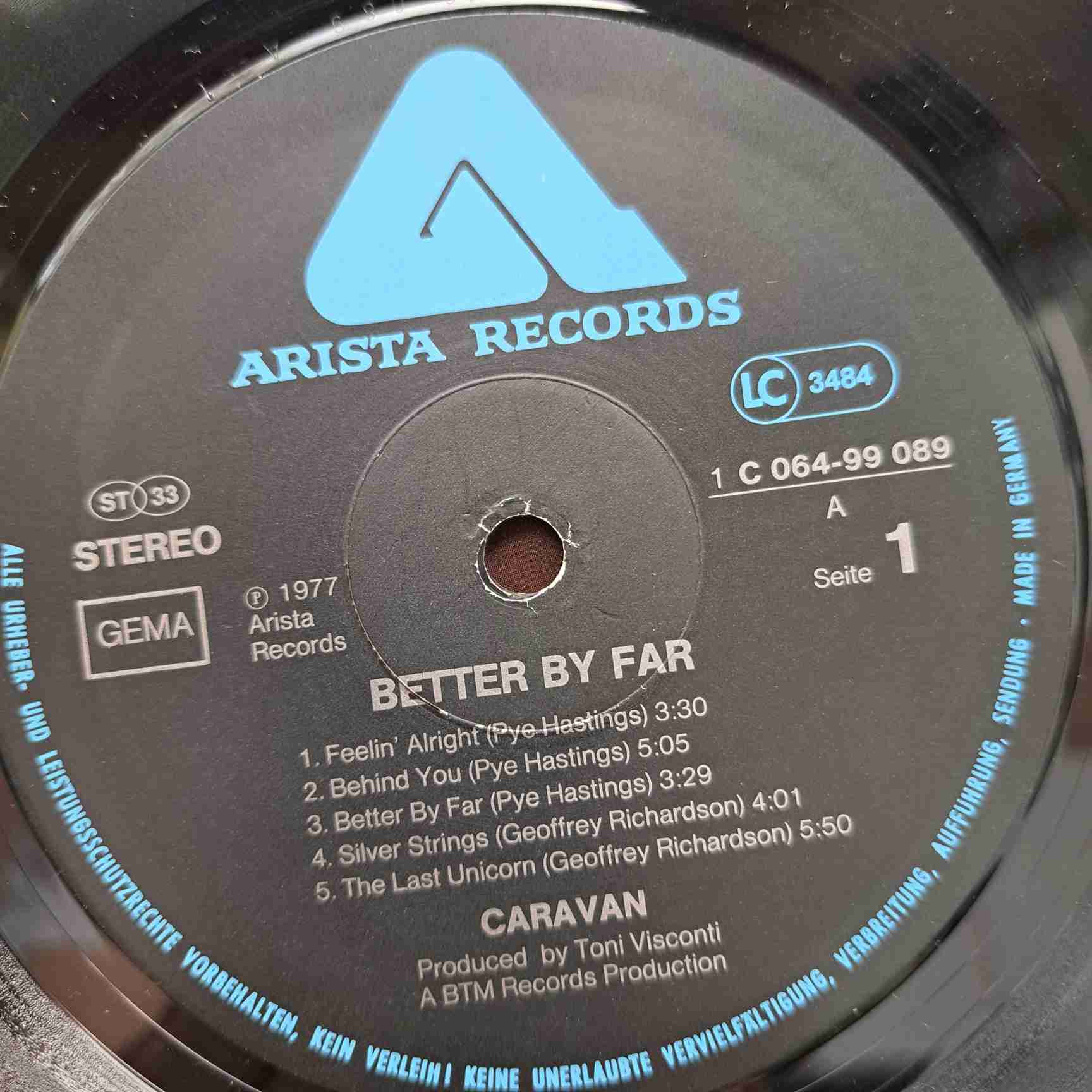 Caravan – Better By Far - Disc VINIL LP VG VG+ - imagine 2
