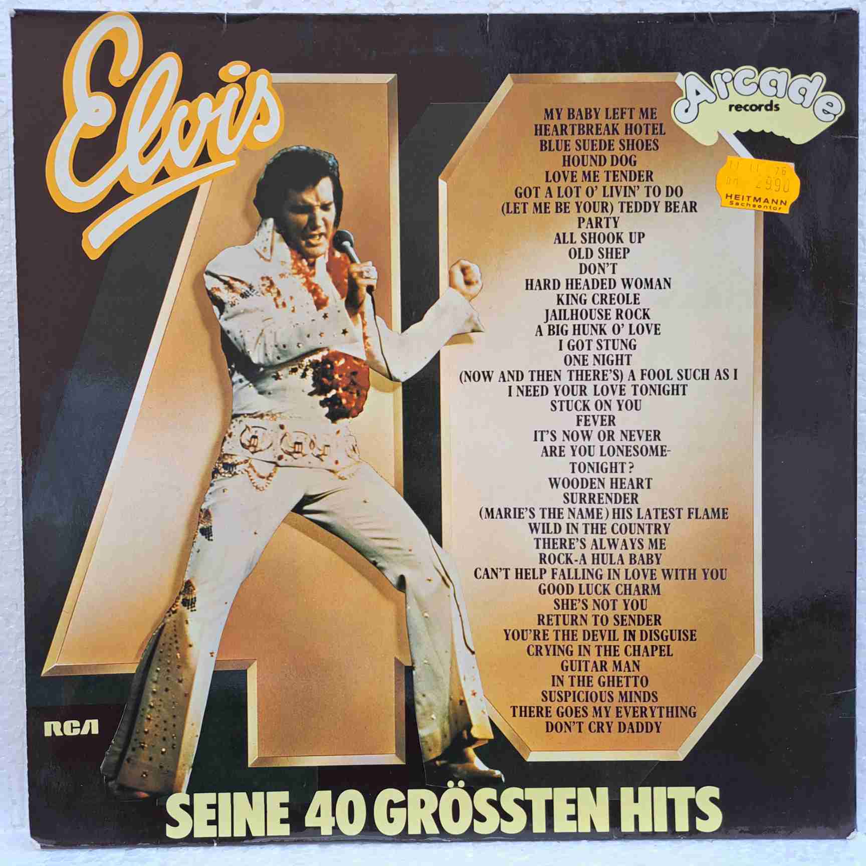 Elvis – Seine 40 Grössten Hits - Disc VINIL 2LP VG VG+ - imagine 4