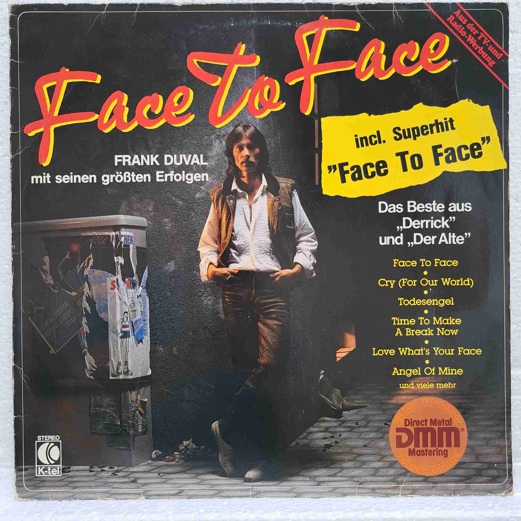 Frank Duval – Face To Face - Disc VINIL LP VG