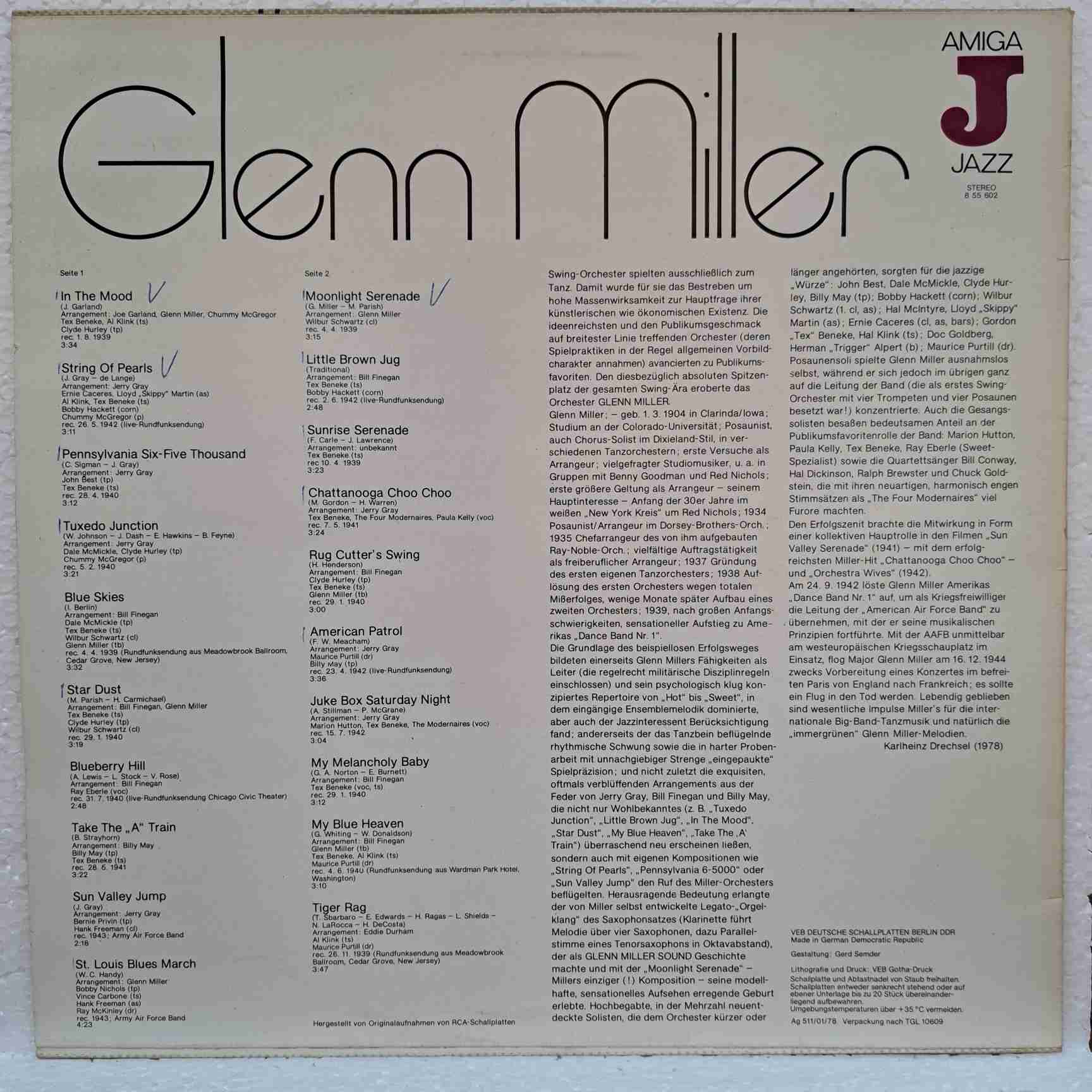 Glenn Miller – Original - Disc VINIL LP VG - imagine 3