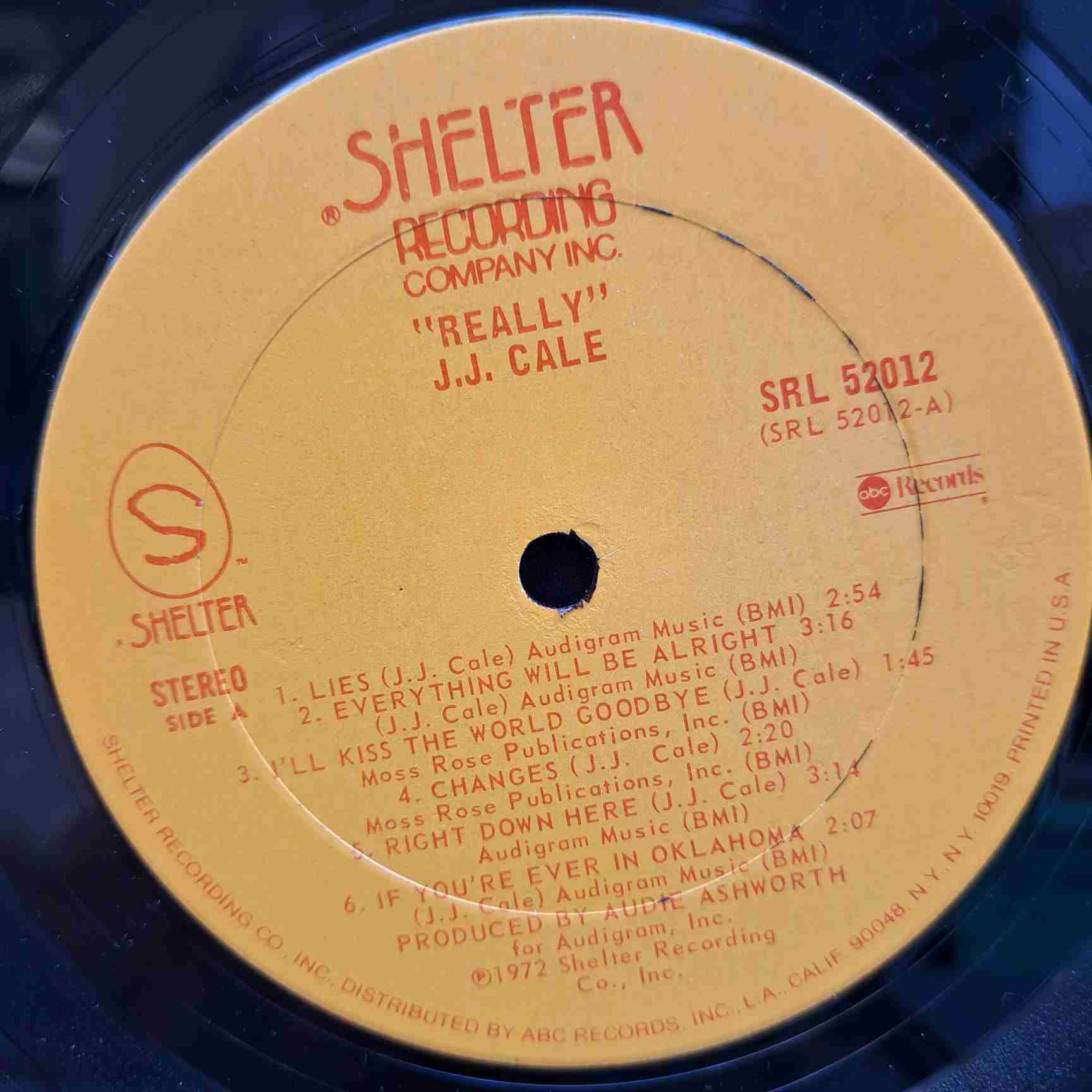 J.J. Cale – Really - Disc VINIL LP VG US - imagine 2