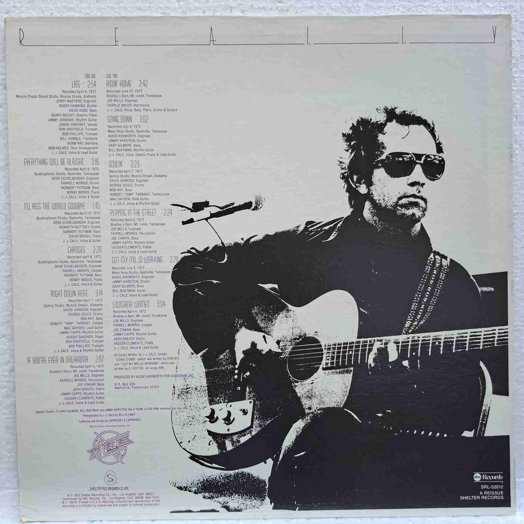 J.J. Cale – Really - Disc VINIL LP VG US - imagine 3