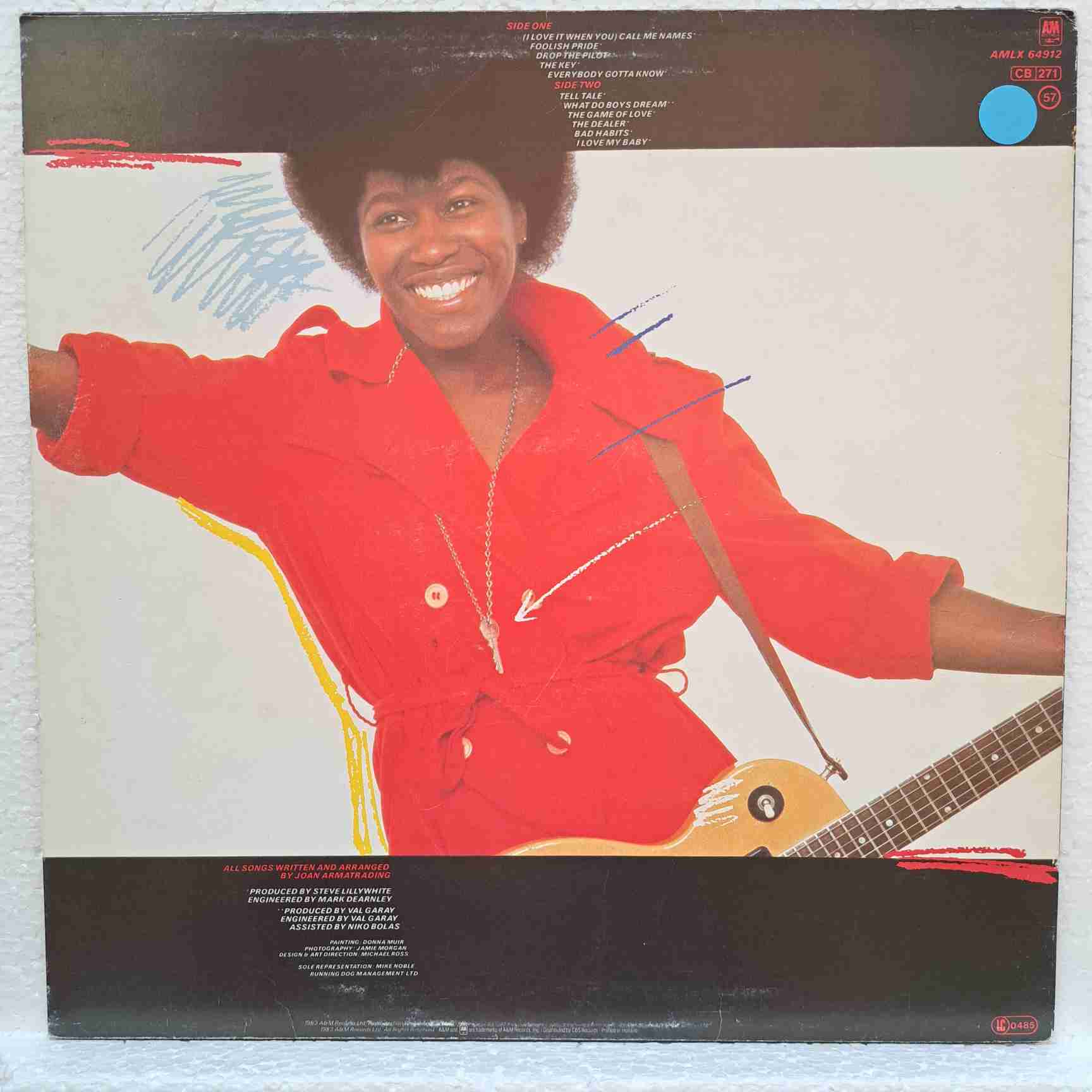 Joan Armatrading – The Key - Disc VINIL LP VG - imagine 3