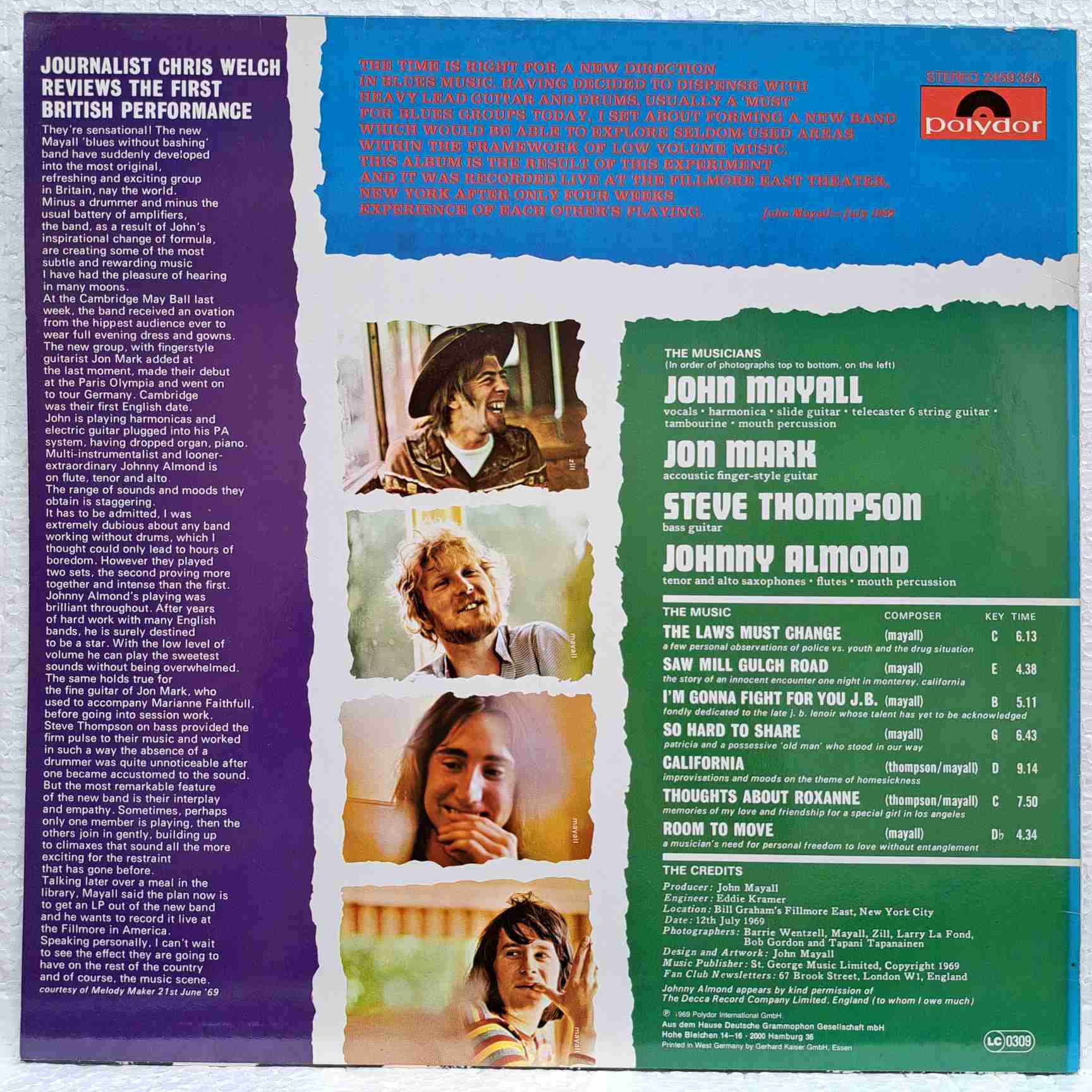 John Mayall – The Turning Point - Disc VINIL LP VG - imagine 3