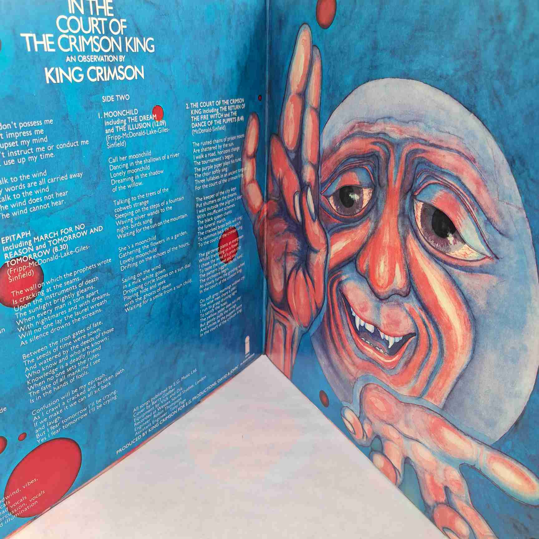 King Crimson – In The Court Of The Crimson King (An Observation By King Crimson) - Disc VINIL LP VG+ - imagine 3