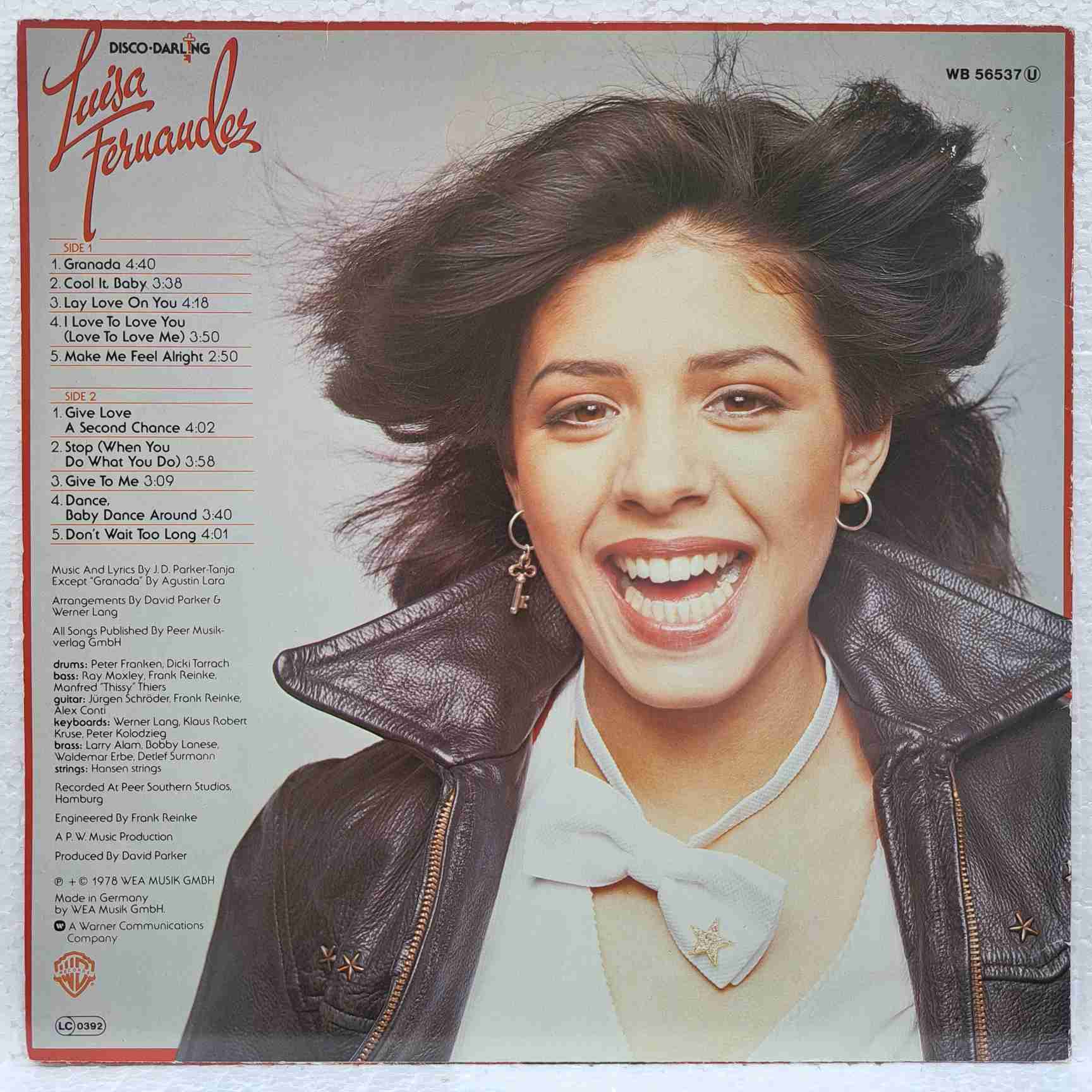 Luisa Fernandez – Disco Darling - Disc VINIL LP VG VG+ - imagine 3