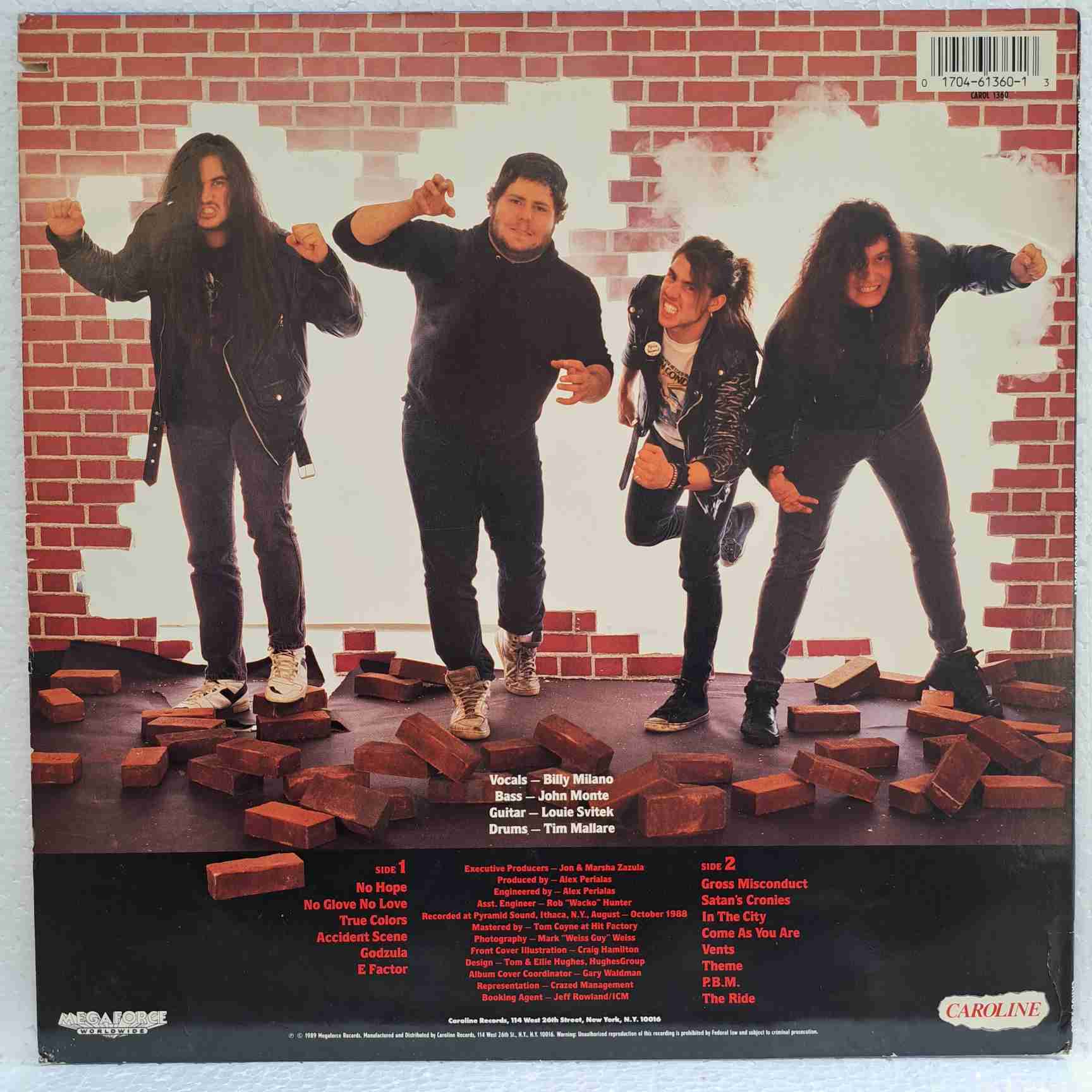 M.O.D. – Gross Misconduct - Disc VINIL LP EX - imagine 2