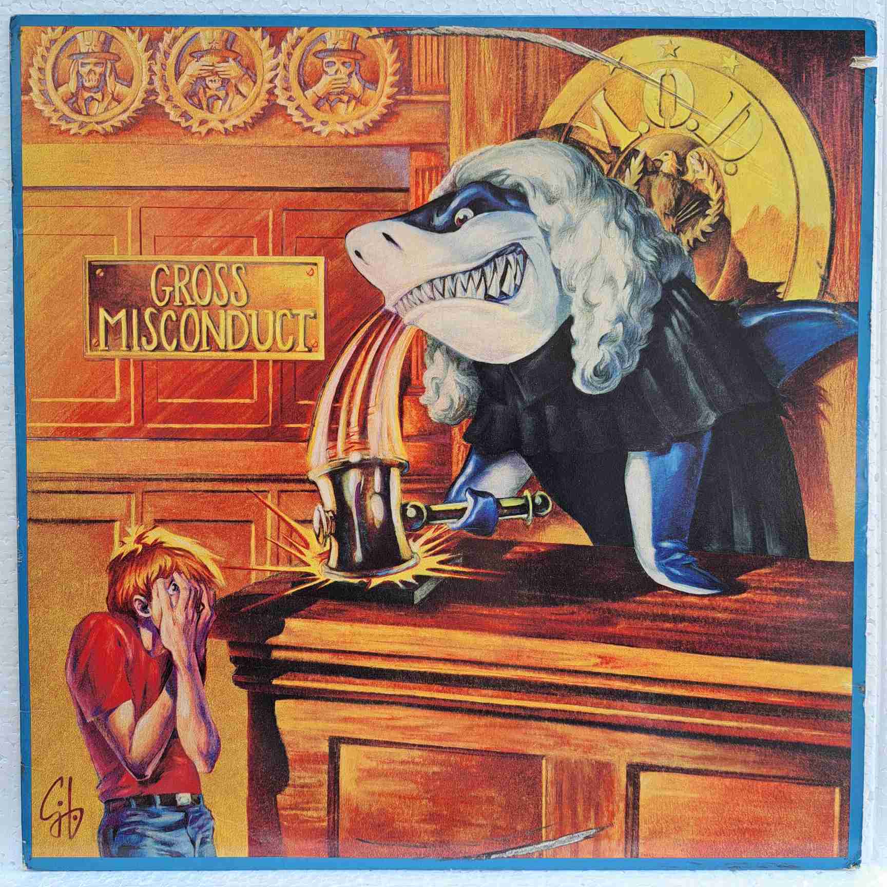 M.O.D. – Gross Misconduct - Disc VINIL LP EX