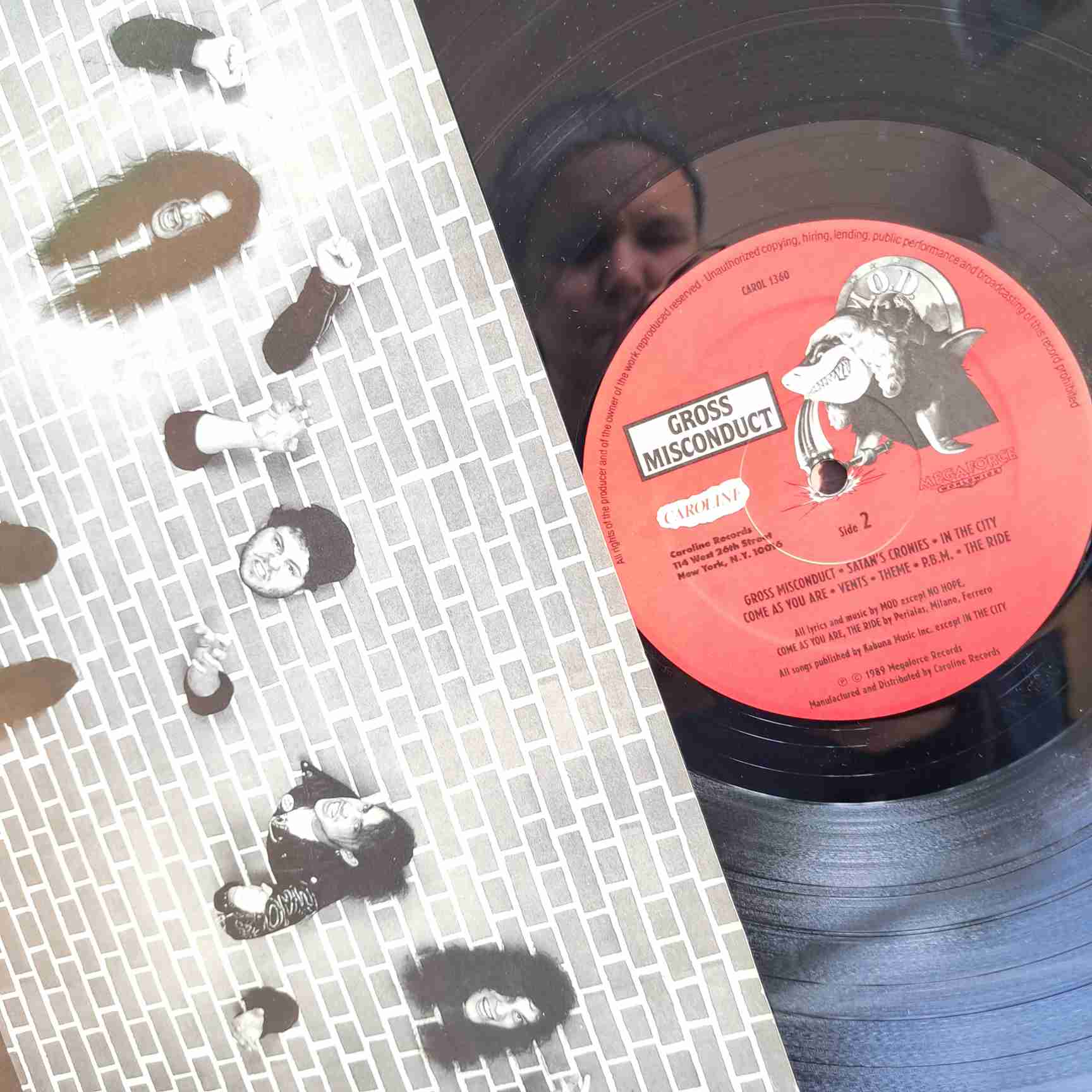 M.O.D. – Gross Misconduct - Disc VINIL LP EX - imagine 3