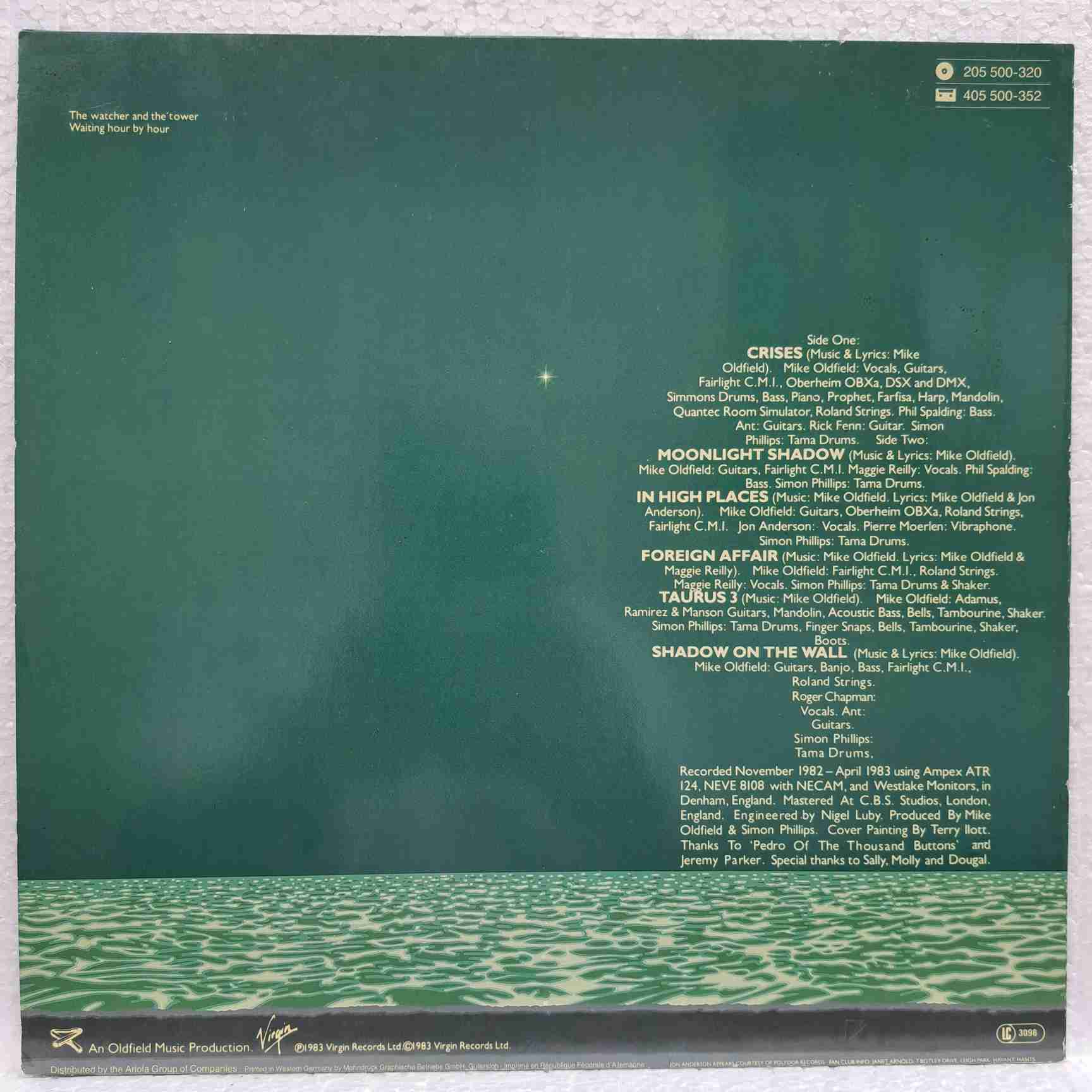 Mike Oldfield – Crises - Disc VINIL LP VG VG+ - imagine 3