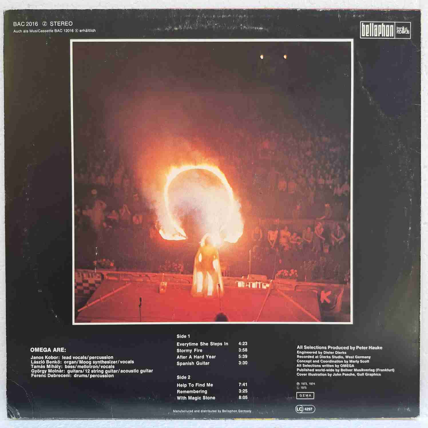 Omega – Omega - Disc VINIL LP VG+ - imagine 3