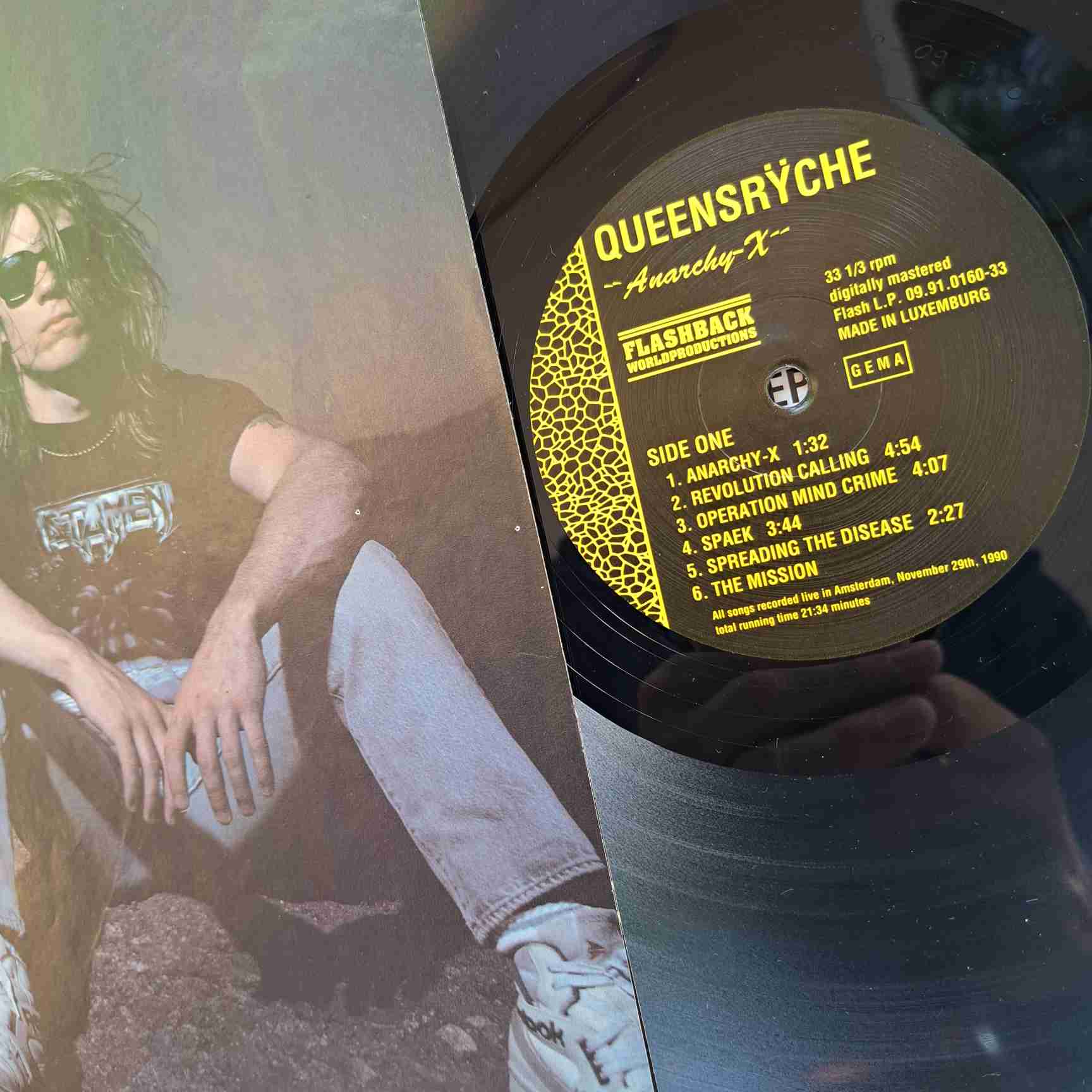 Queensrÿche – Anarchy-X - Disc VINIL LP VG+ - imagine 2