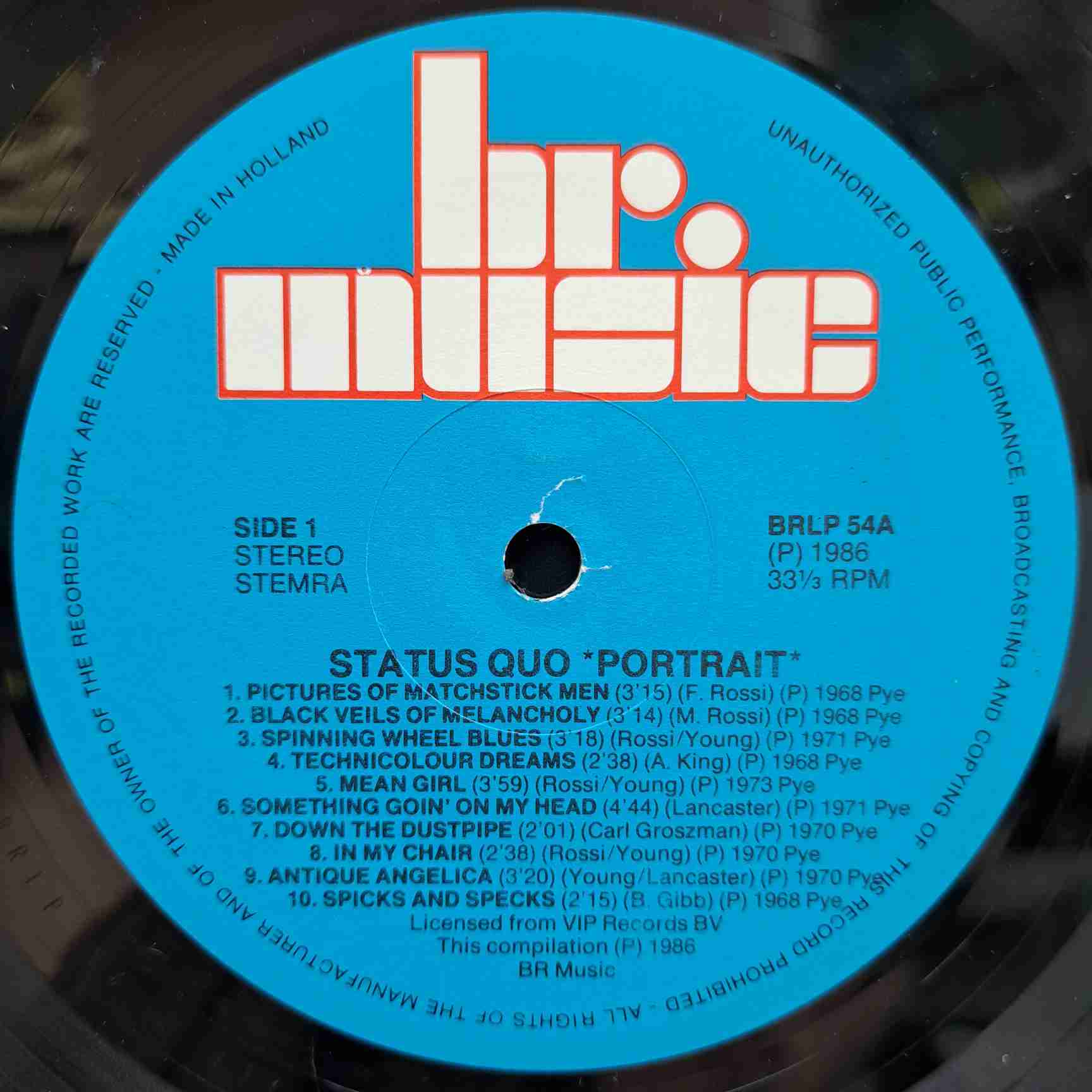 Status Quo – Portrait - Disc VINIL LP VG - imagine 4