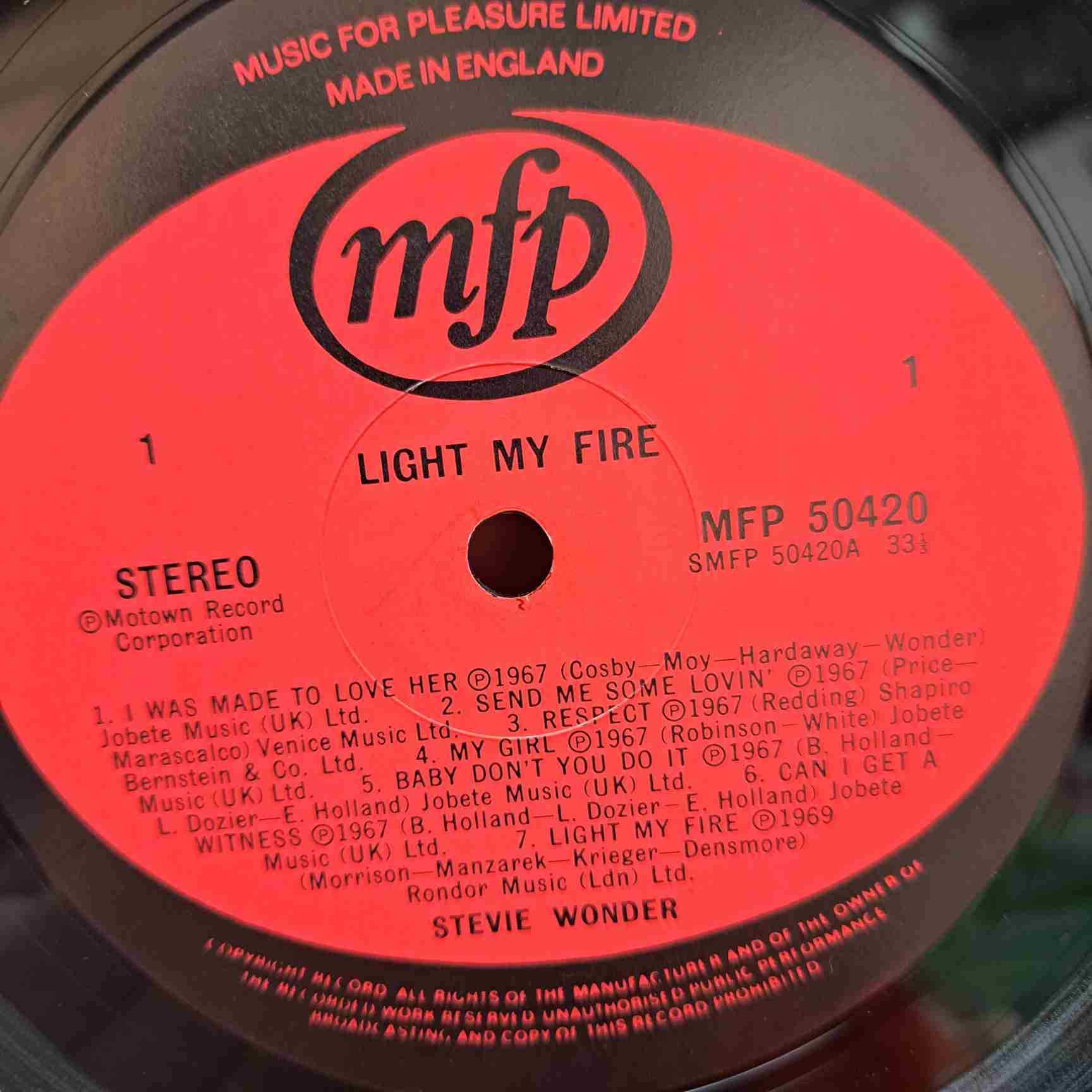 Stevie Wonder – Light My Fire - Disc VINIL LP VG+ - imagine 2