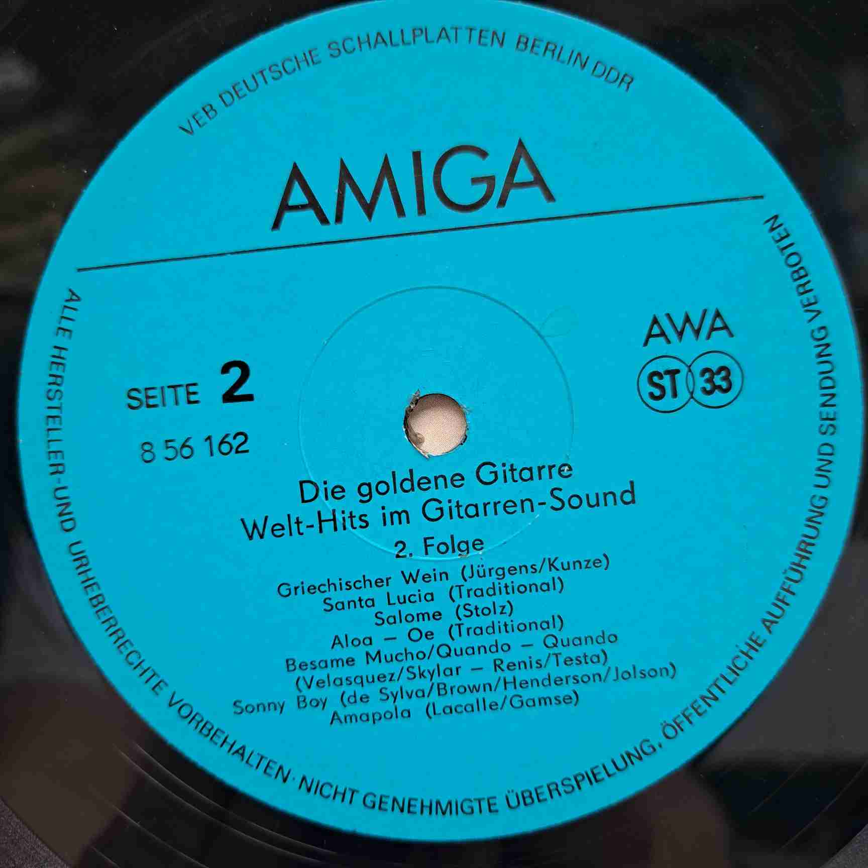 Studio-Orchester – Die Goldene Gitarre 2. Folge- Disc VINIL LP VG VG+ - imagine 2