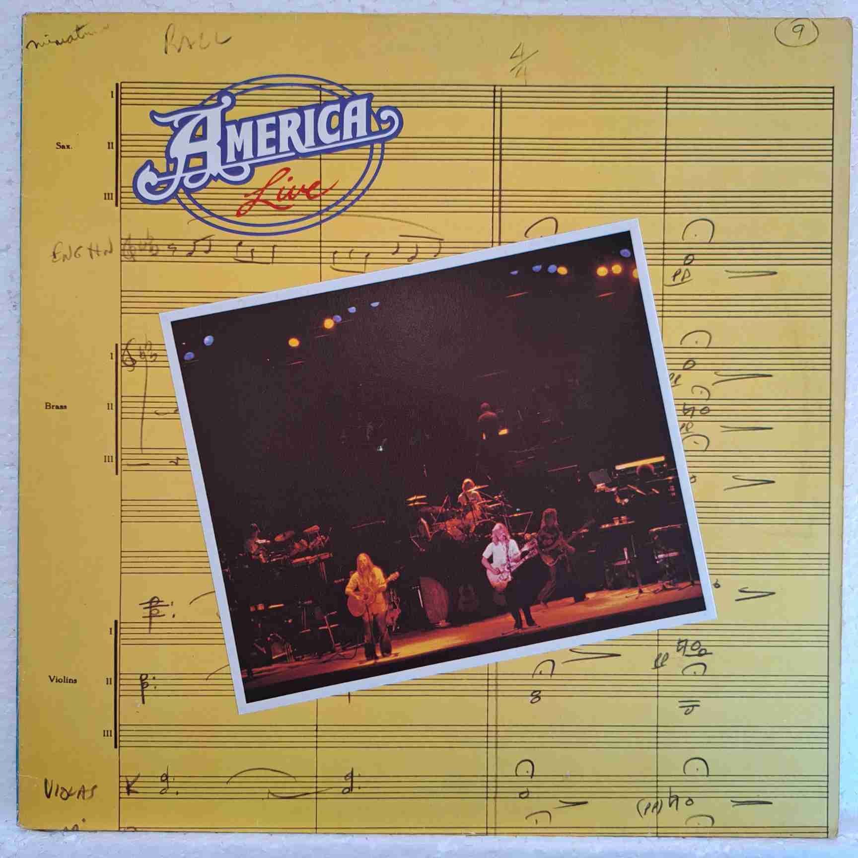 America – Live - Disc VINIL LP VG VG+