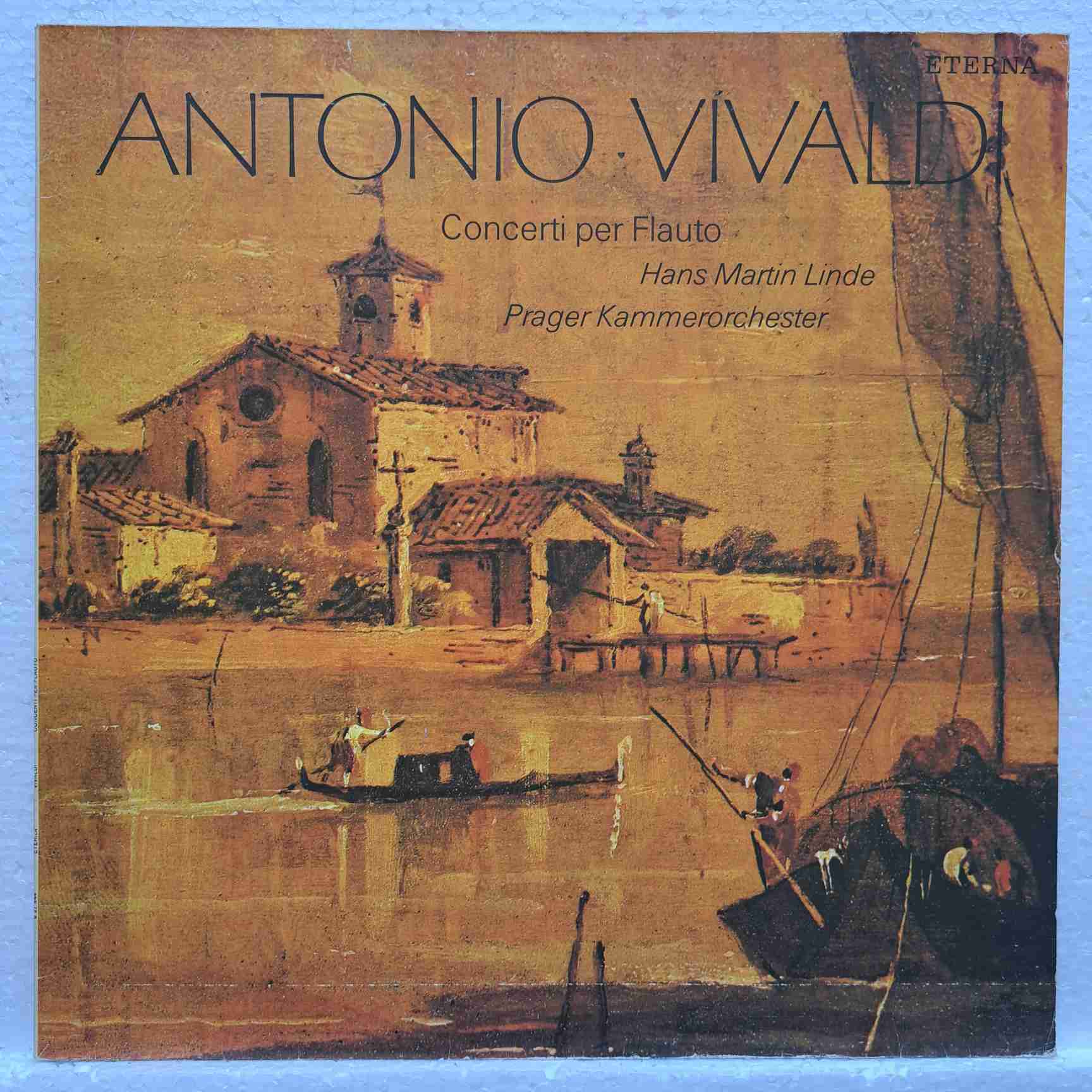 Antonio Vivaldi, Hans Martin Linde, Prager Kammerorchester – Concerti Per Flauto - Disc VINIL LP VG VG+