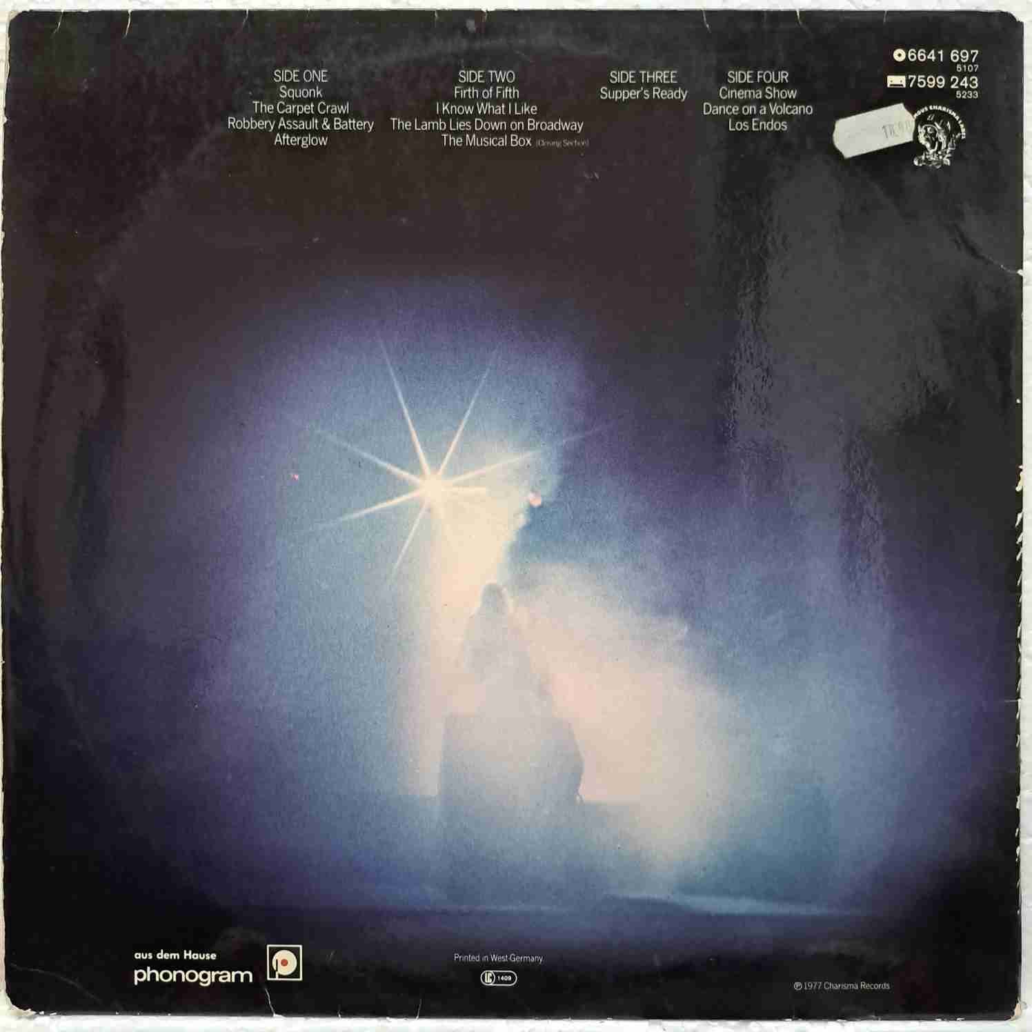 Genesis – Seconds Out - Disc VINIL 2LP VG VG+ - imagine 3