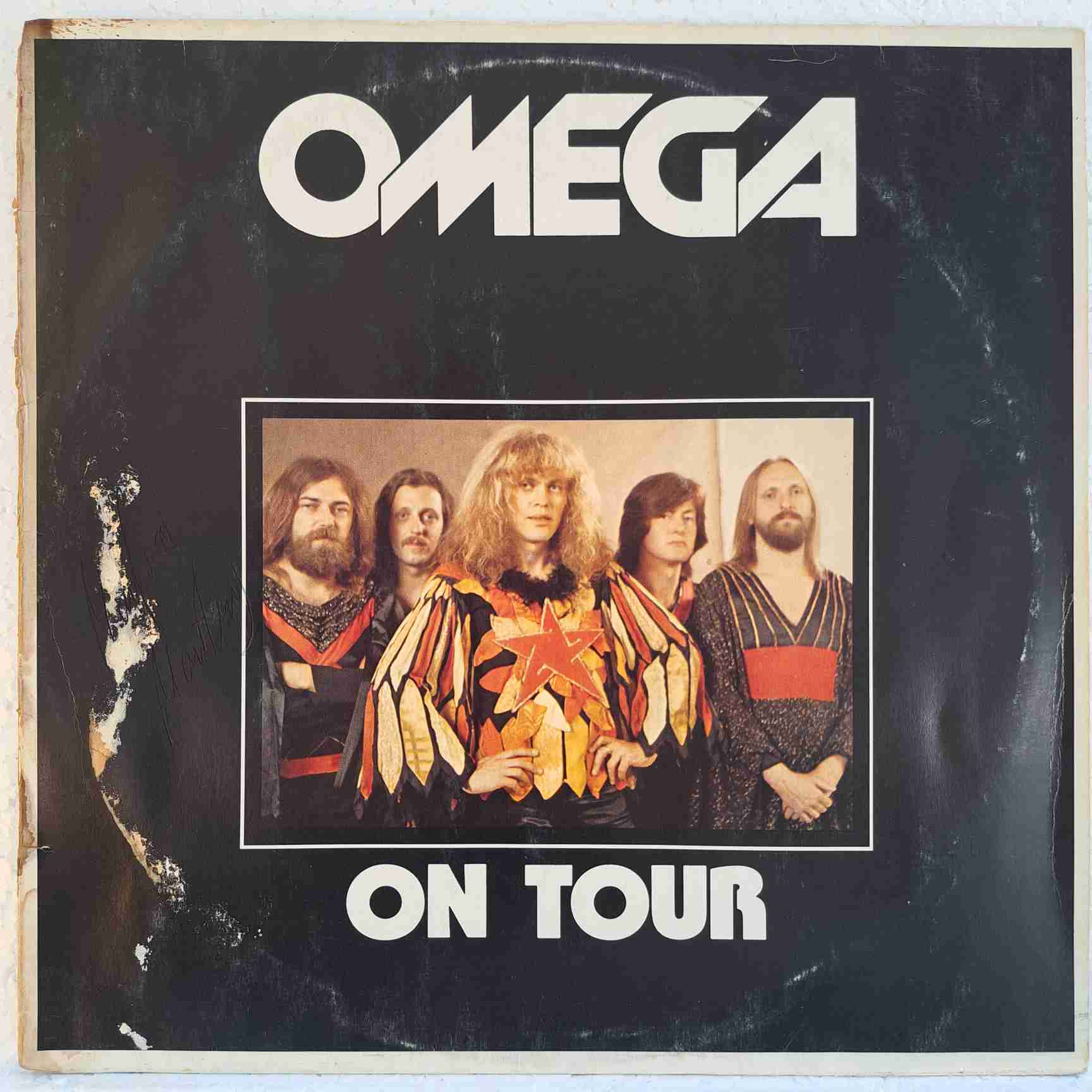 Omega – On Tour - Disc VINIL LP VG+Hungary