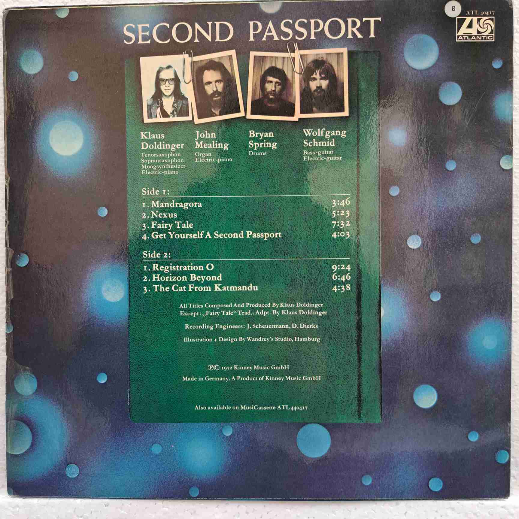 Passport – Second Passport - Disc VINIL LP VG+ - imagine 3