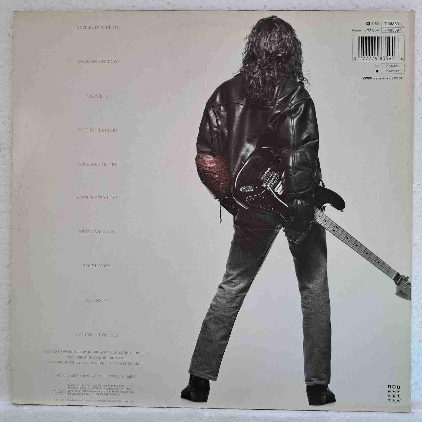 Robbie Nevil – A Place Like This - Disc VINIL LP VG VG+ - imagine 3