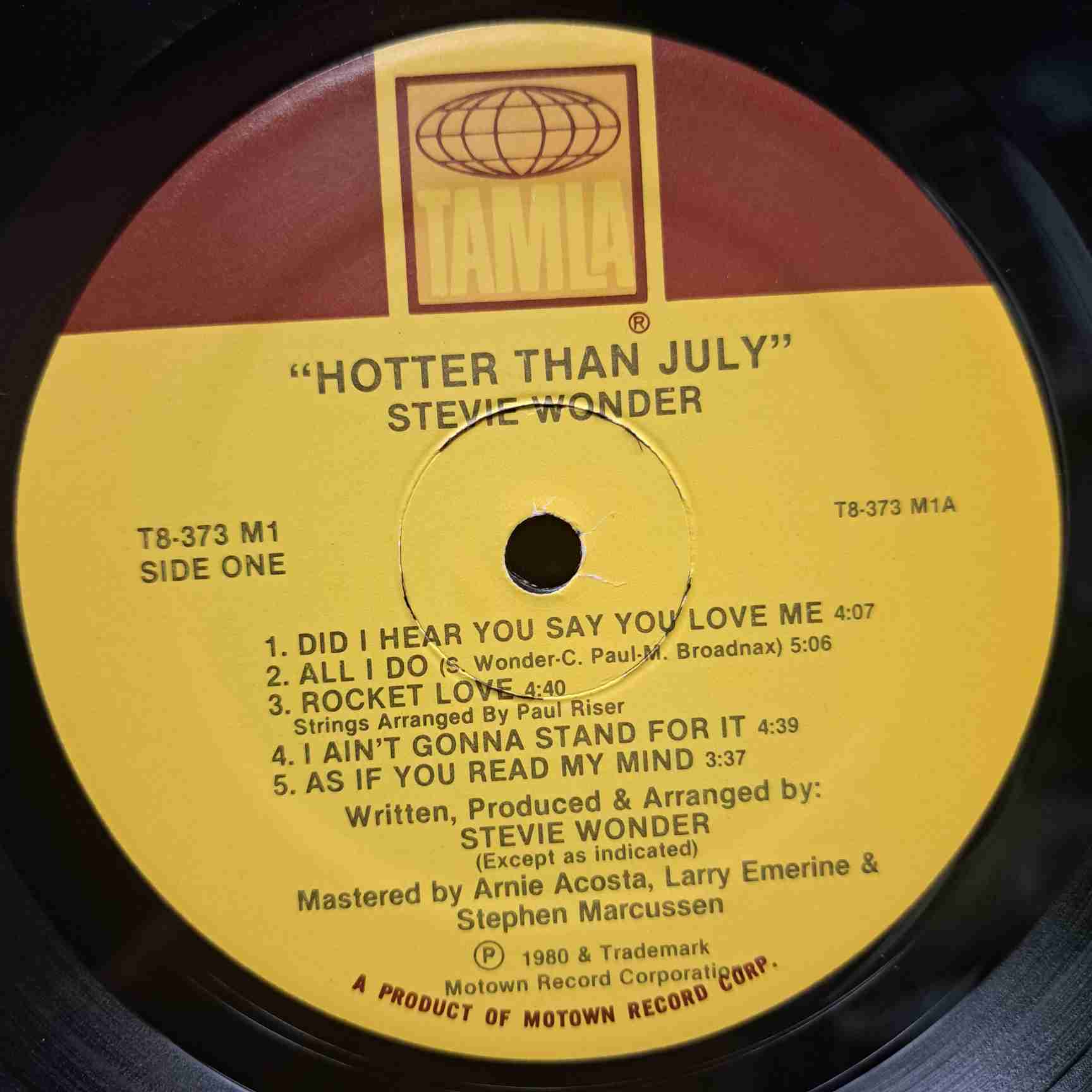 Stevie Wonder – Hotter Than July - Disc VINIL LP VG+ US - imagine 2