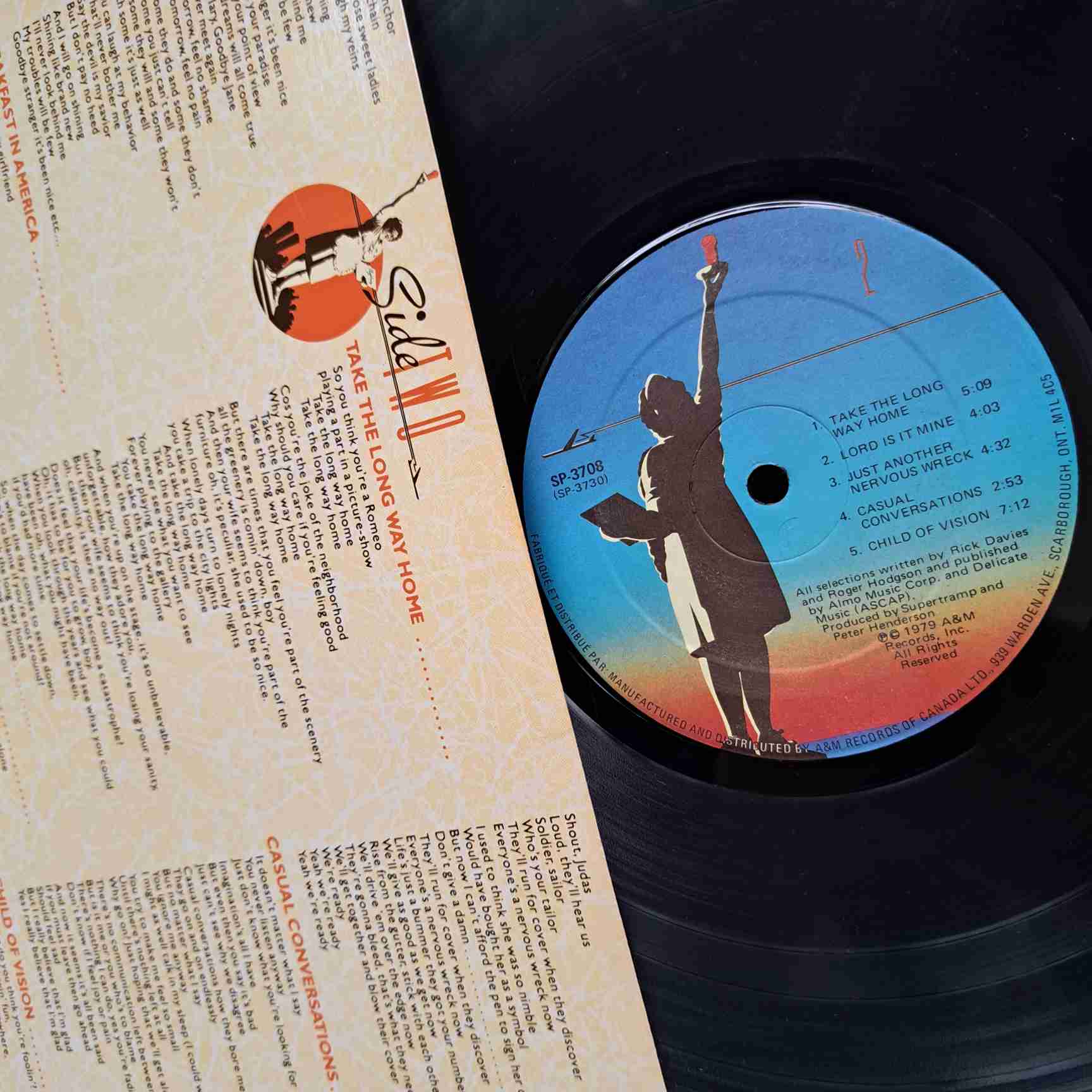 Supertramp – Breakfast In America - Disc VINIL LP VG VG+ - imagine 3