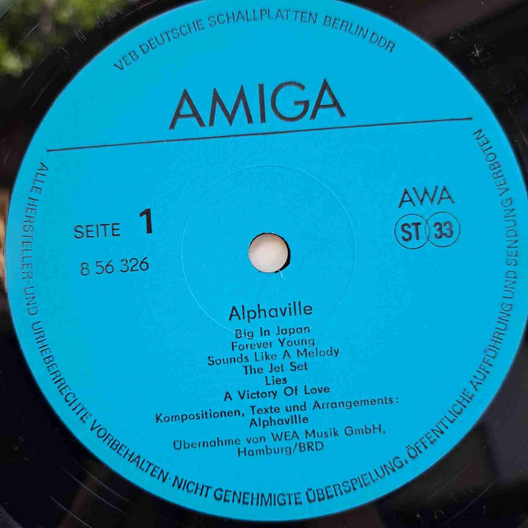 Alphaville – Alphaville - Disc VINIL LP VG+ - imagine 2
