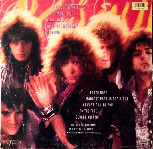 Bon Jovi – 7800° Fahrenheit - Disc VINIL LP VG+ - imagine 3