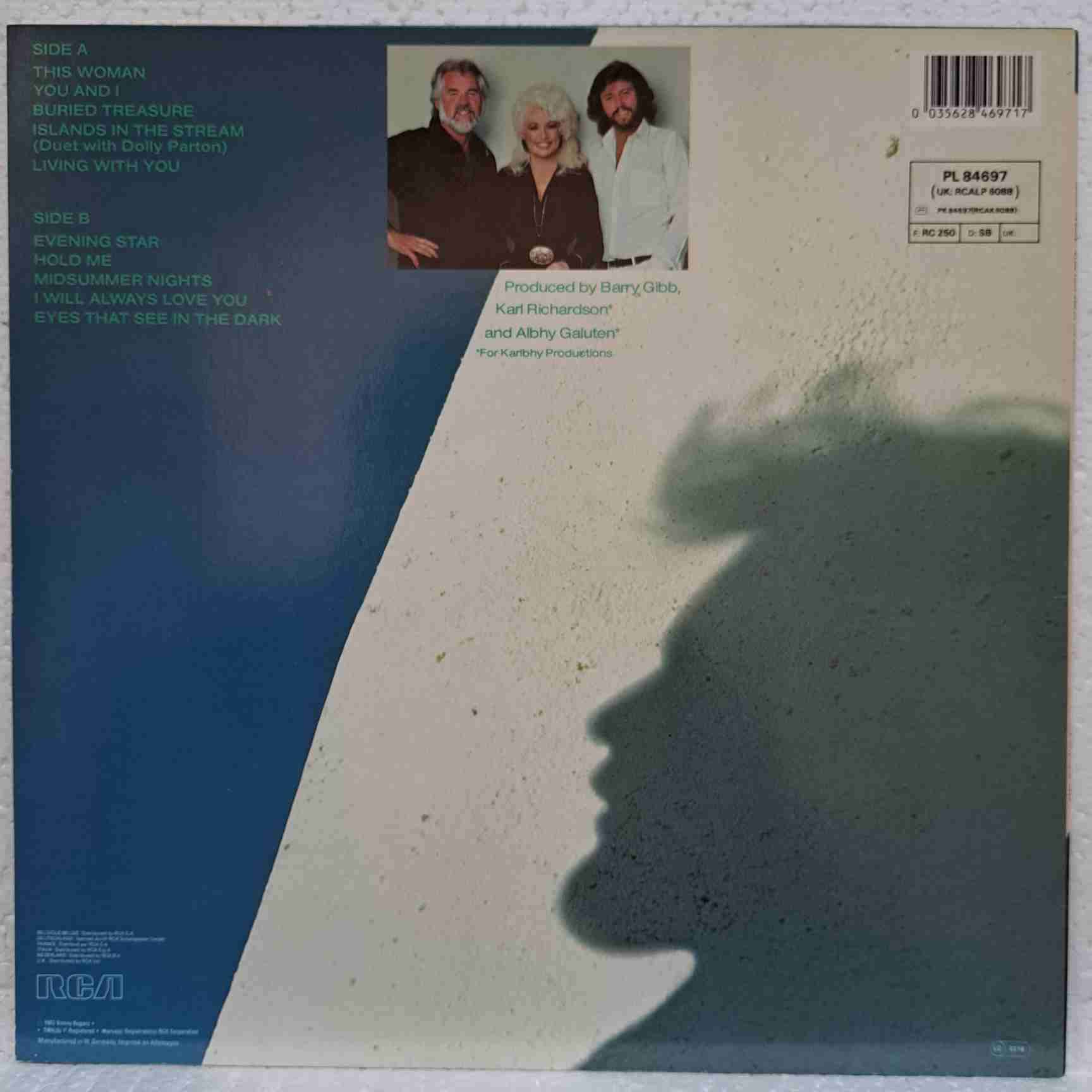 Kenny Rogers – Eyes That See In The Dark - Disc VINIL LP VG VG+ - imagine 3