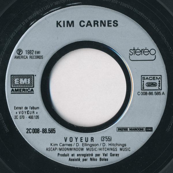 Kim Carnes – Voyeur - Disc VINIL LP VG+ - imagine 2