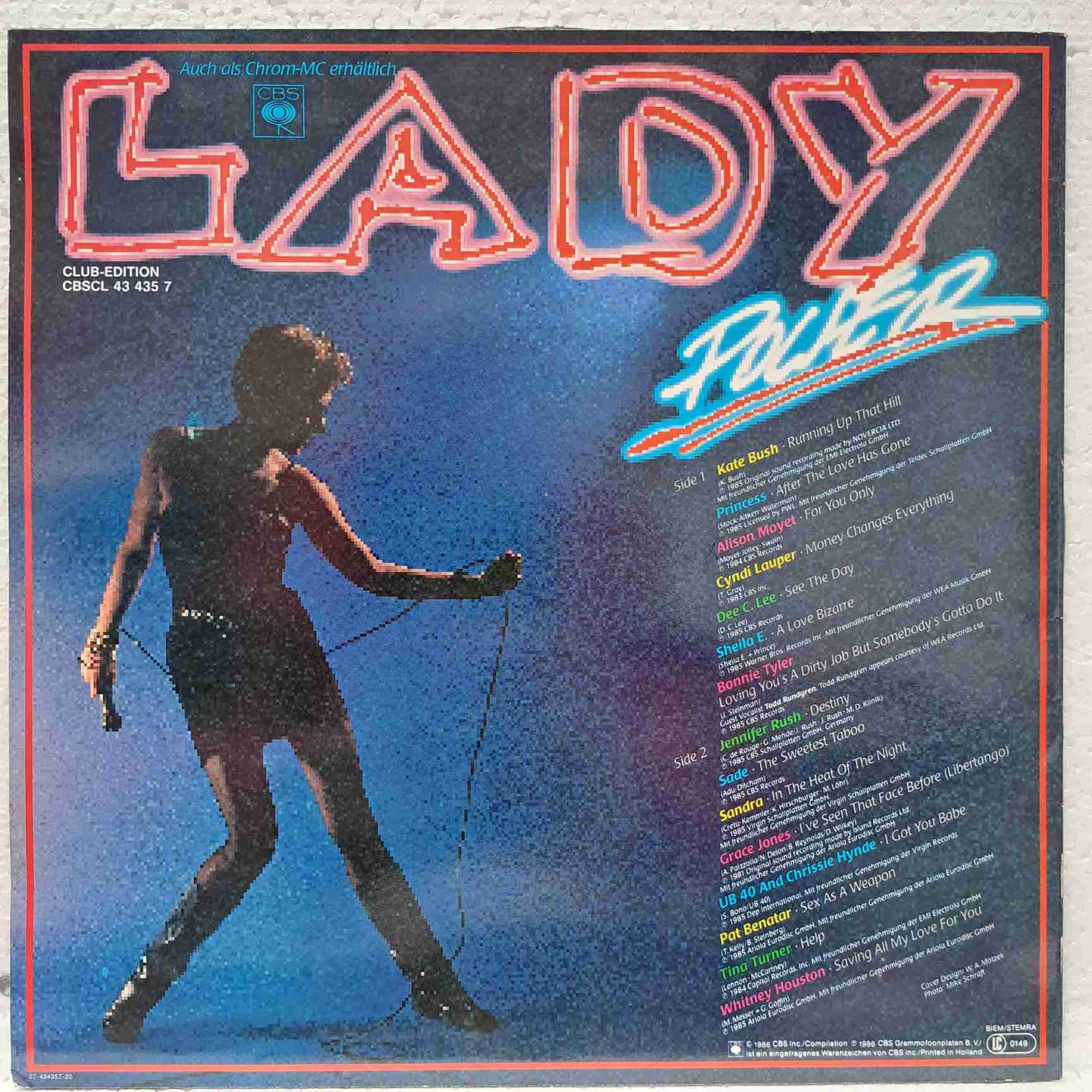 Lady Power - Kate Bush, Tina Turner, Whitney Houston, Pat Benatar, Sade - Disc VINIL LP VG VG+ - imagine 2