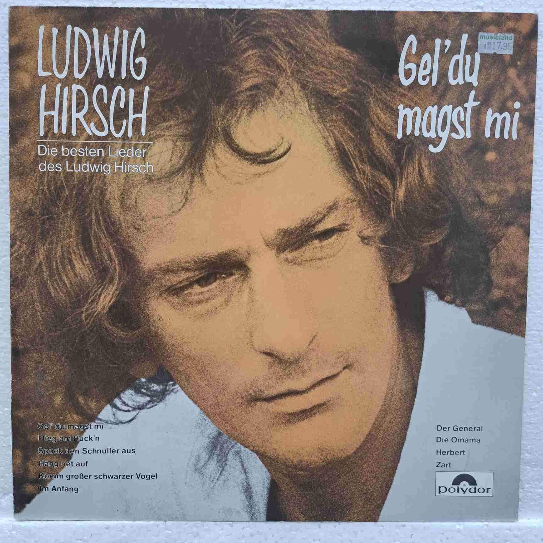 Ludwig Hirsch – Gel' Du Magst Mi - Disc Vinil LP EX