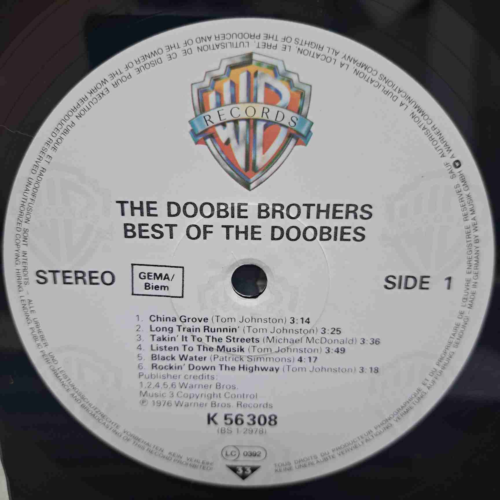 The Doobie Brothers – Best Of The Doobies - Disc Vinil LP EX UK - imagine 2