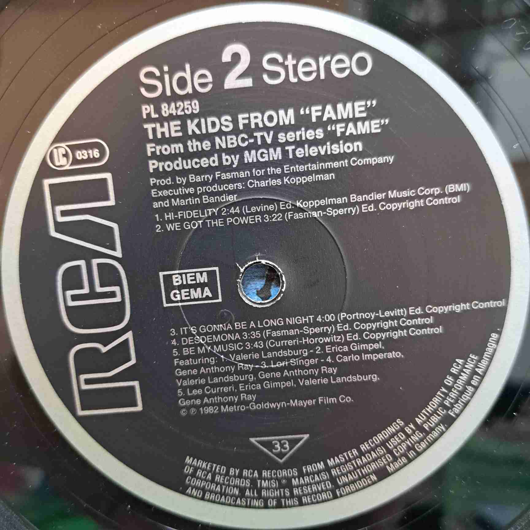 The Kids From Fame – The Kids From Fame - Disc VINIL LP VG+ - imagine 2
