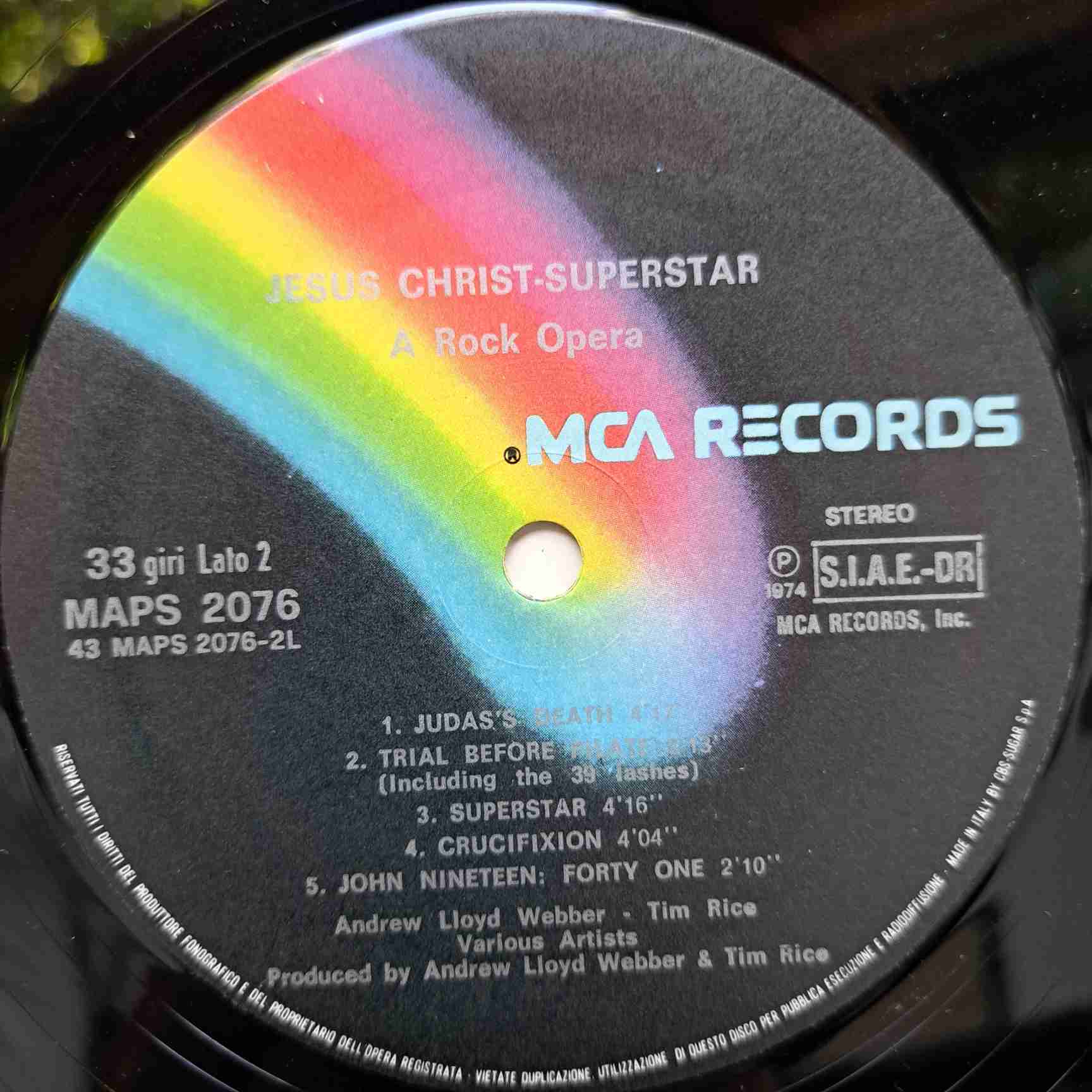 Jesus Christ Superstar - A Rock Opera - Disc Vinil LP VG - imagine 2